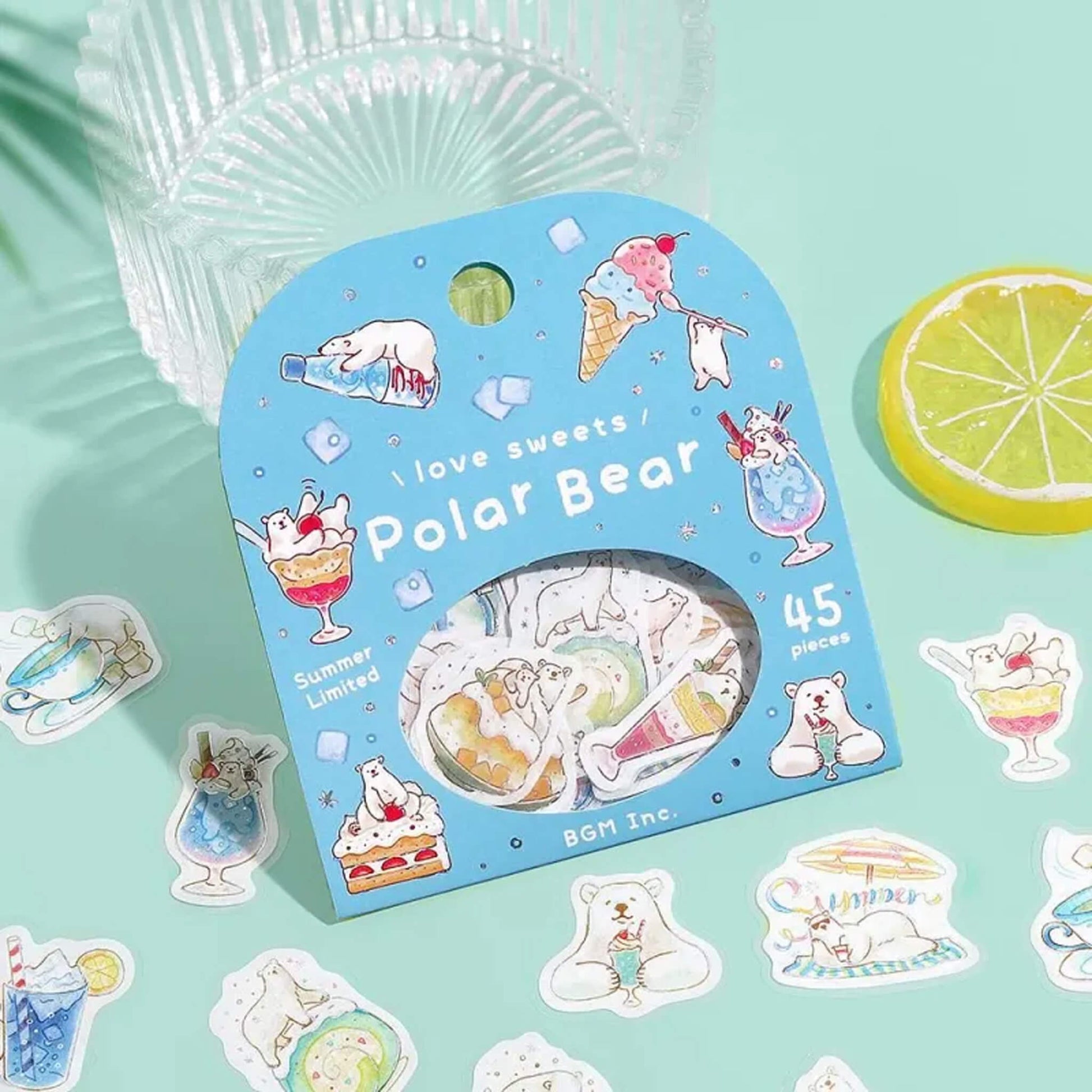 BGM Flake Sticker 2025 Summer Limited - Polar Bear Sweets - Flake Stickers