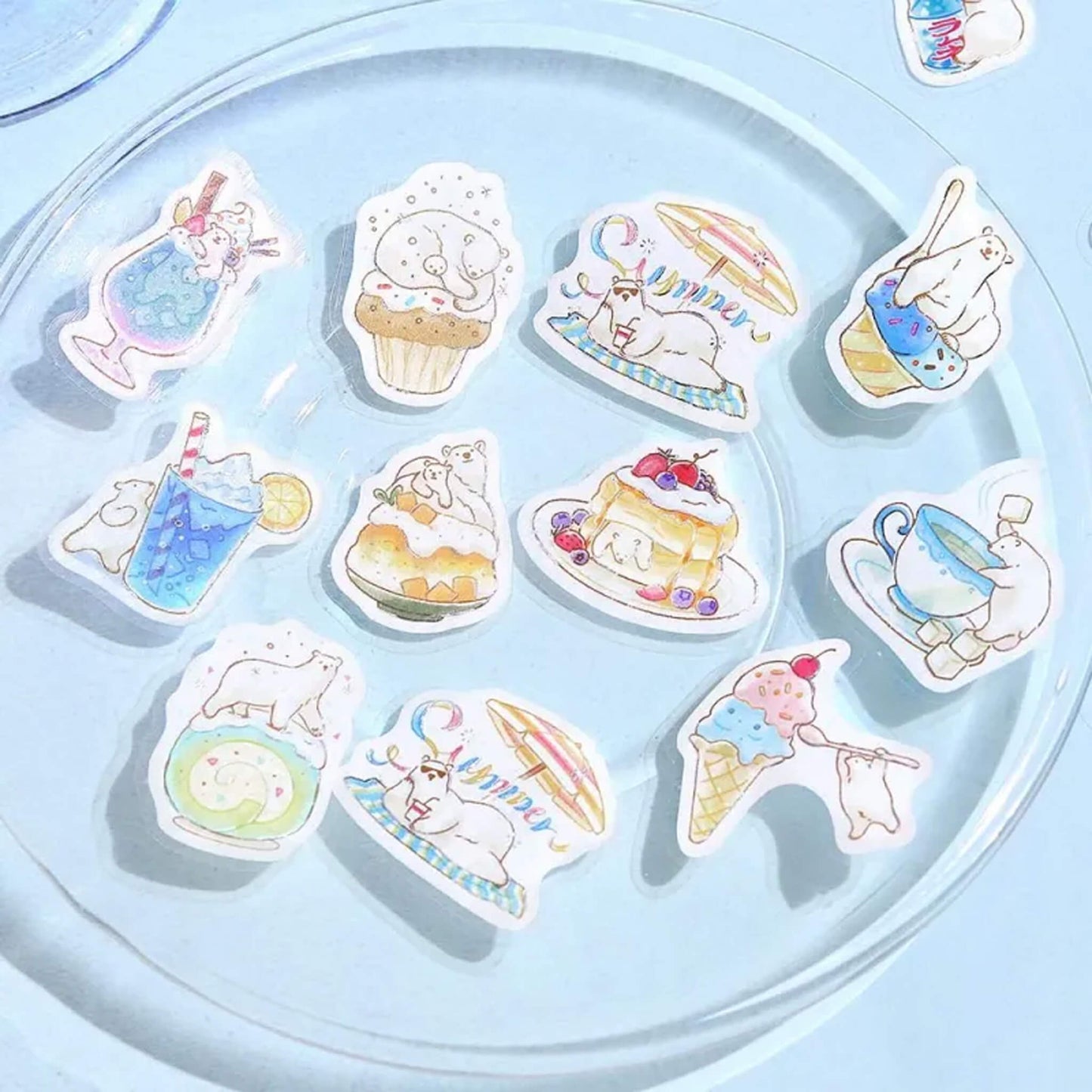BGM Flake Sticker 2025 Summer Limited - Polar Bear Sweets - Flake Stickers