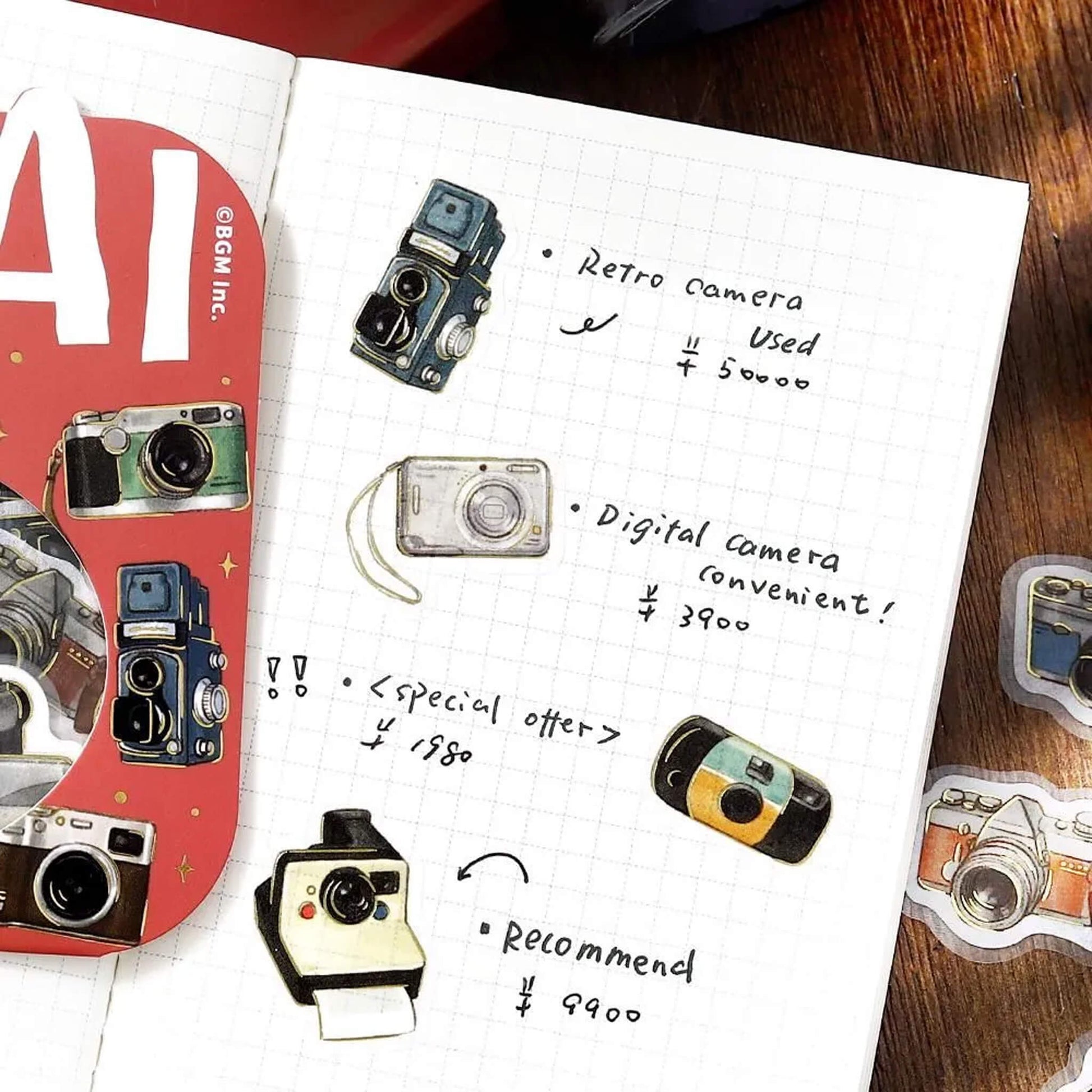 BGM Flake Sticker IPPAI - Camera - Flake Stickers