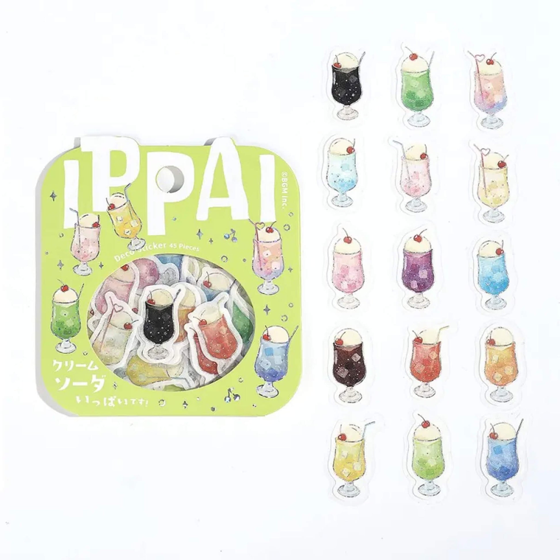 BGM Flake Sticker IPPAI - Cream Sodas - Flake Stickers