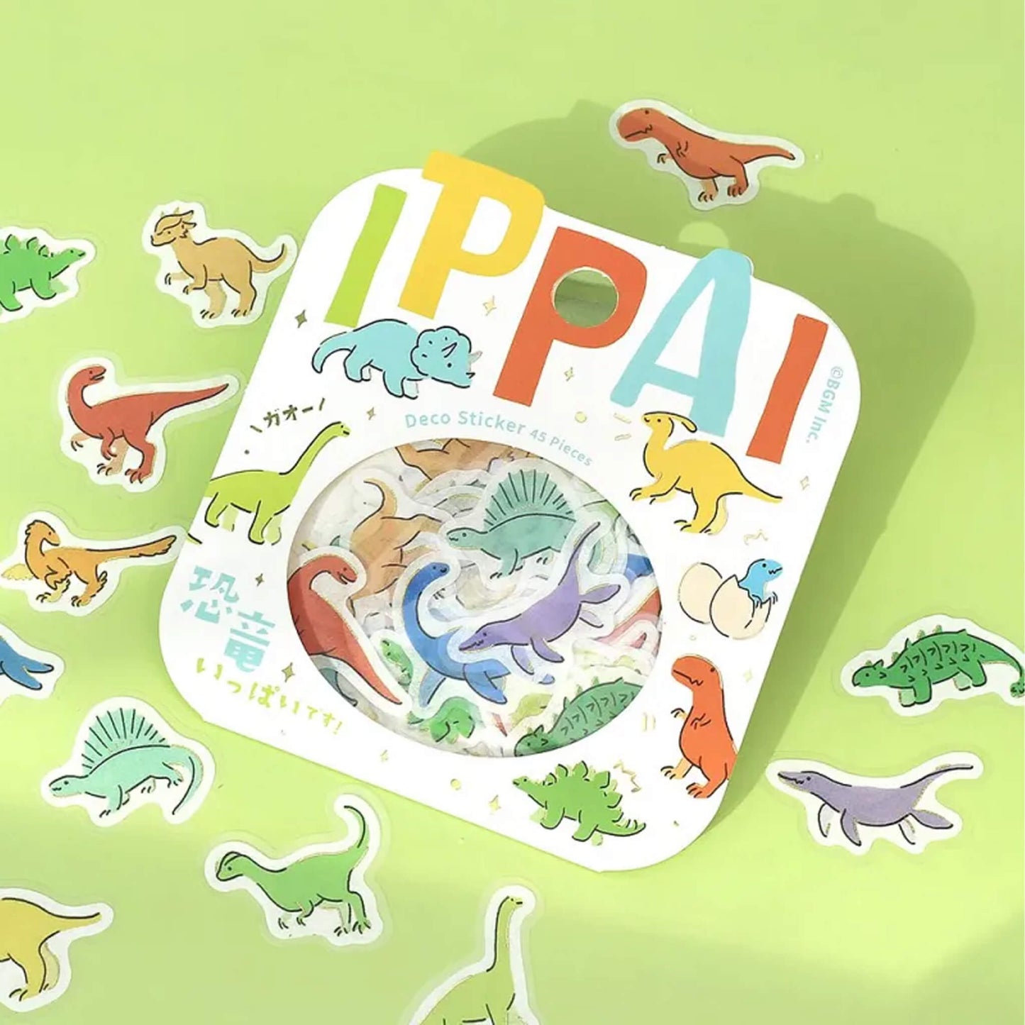 BGM Flake Sticker IPPAI - Dinosaurs - Flake Stickers