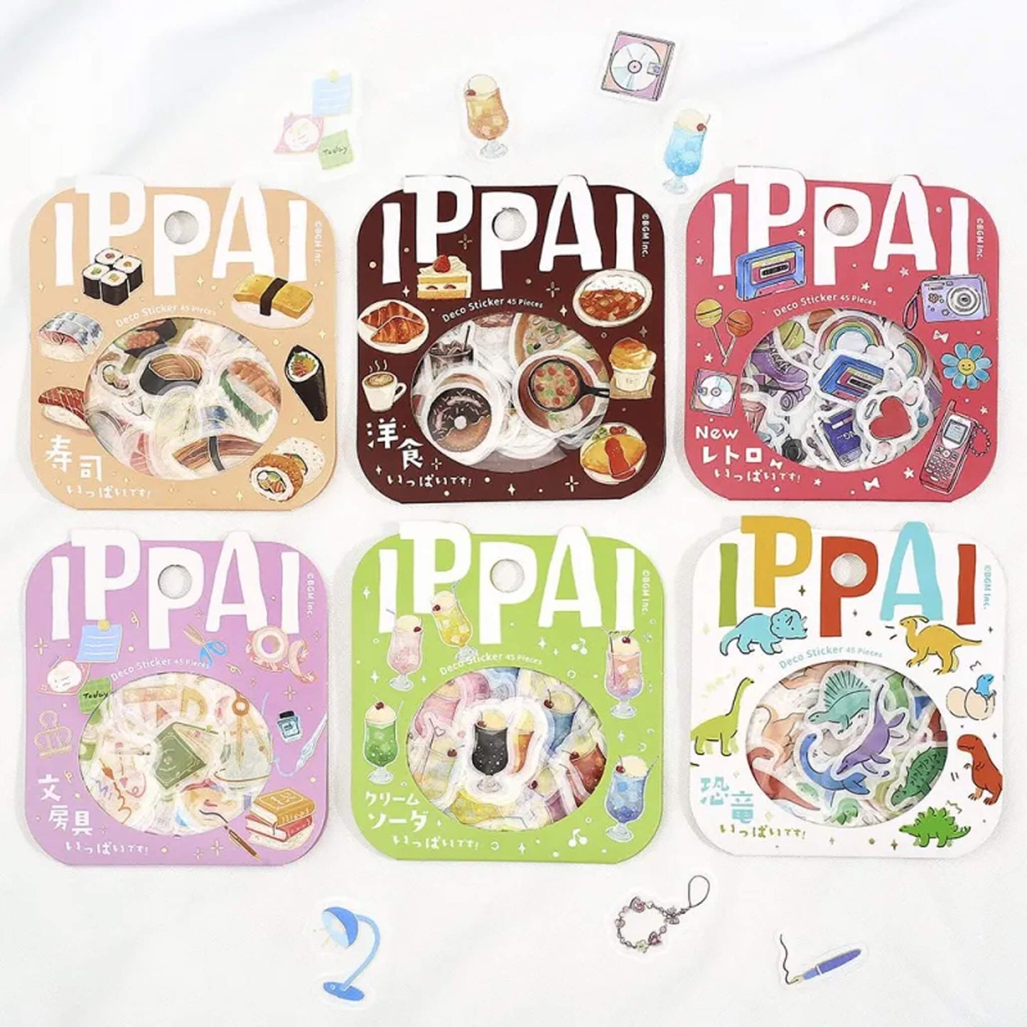 BGM Flake Sticker IPPAI - New Retro Vibes - Flake Stickers