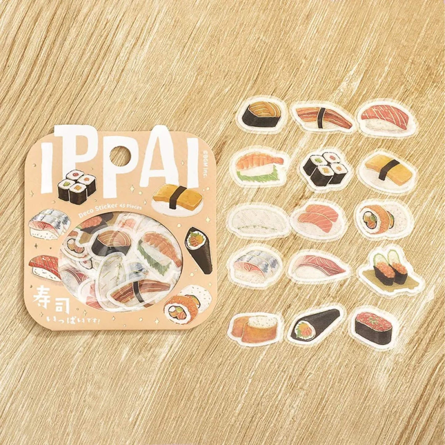 BGM Flake Sticker IPPAI - Sushi - Flake Stickers