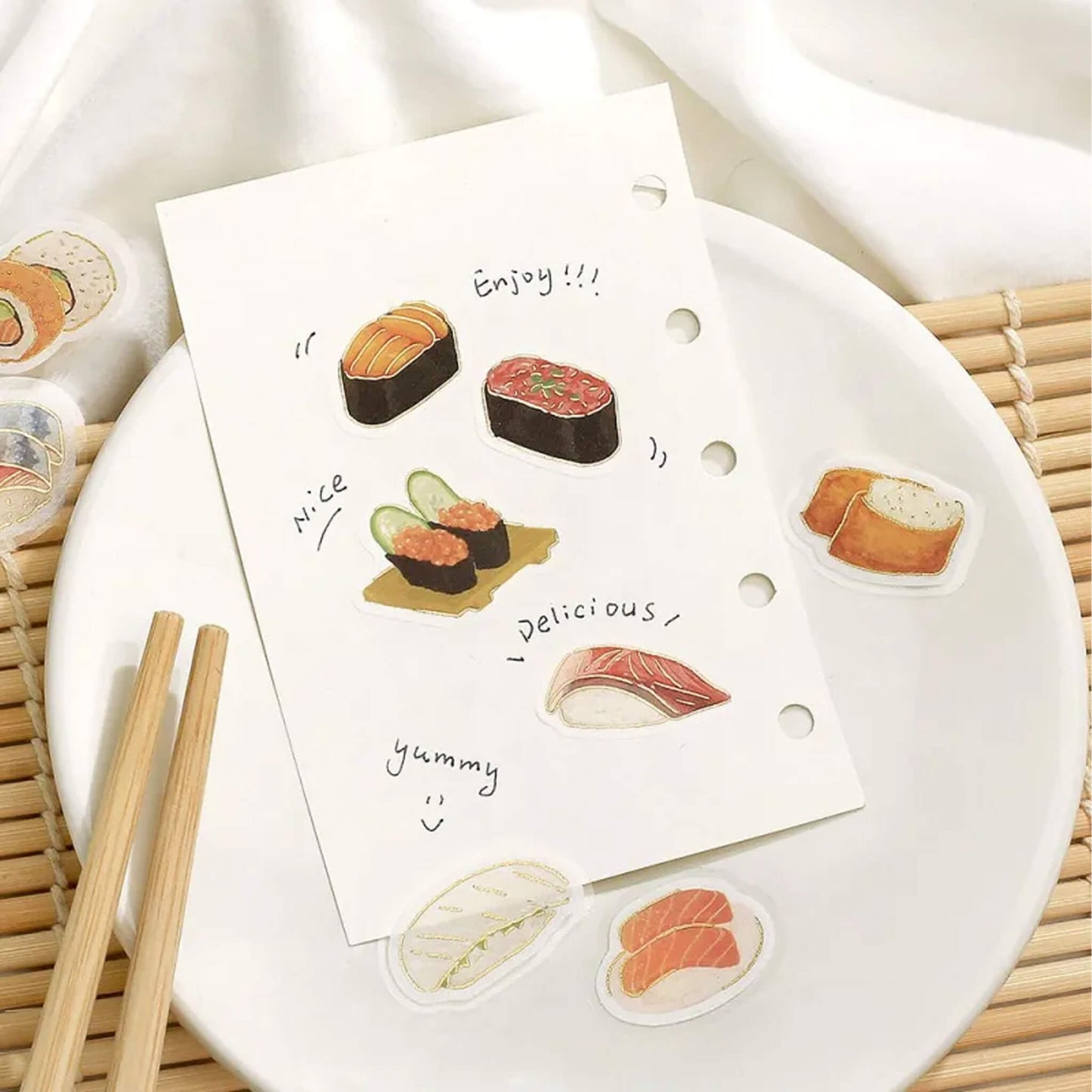 BGM Flake Sticker IPPAI - Sushi - Flake Stickers