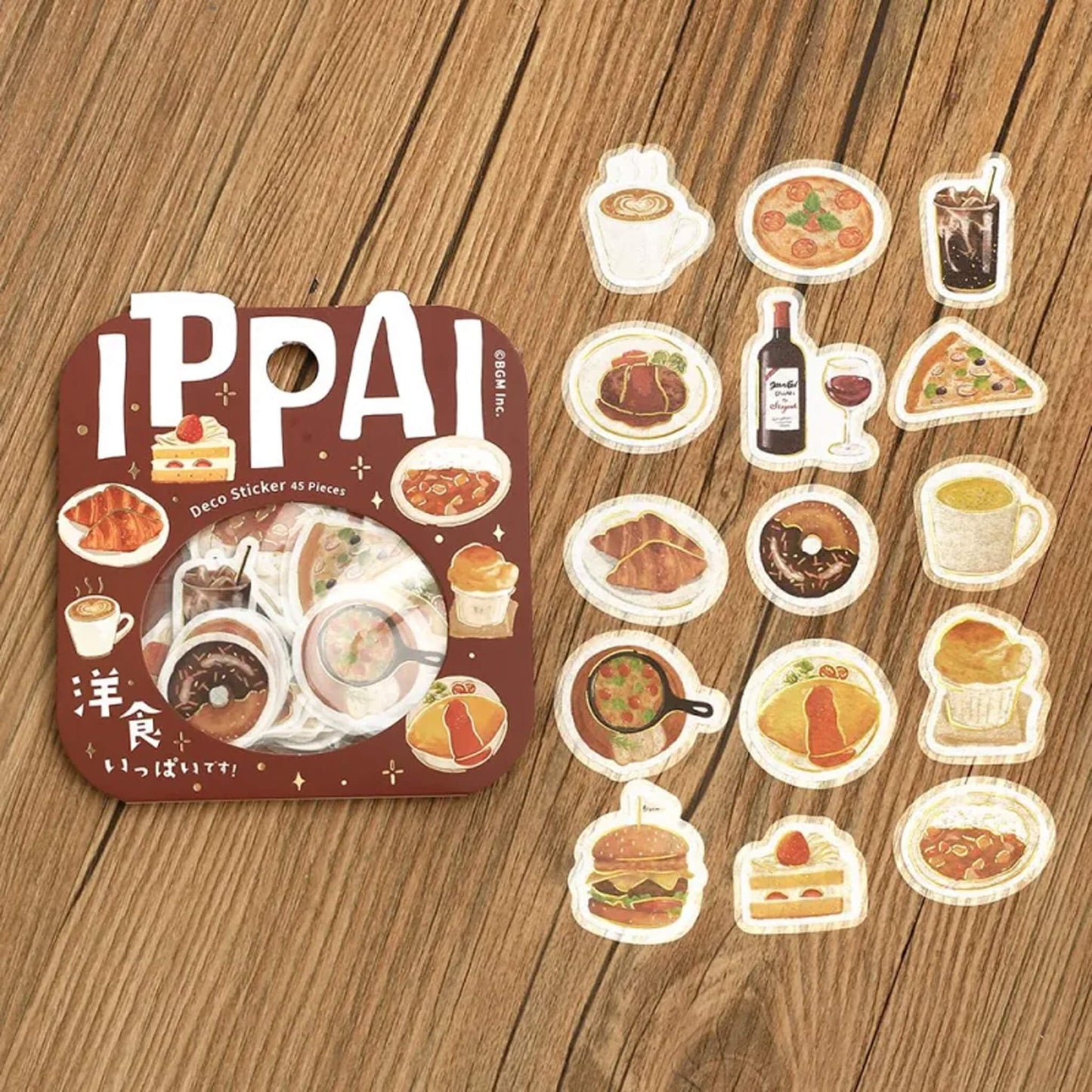 BGM Flake Sticker IPPAI - Western Food - Flake Stickers