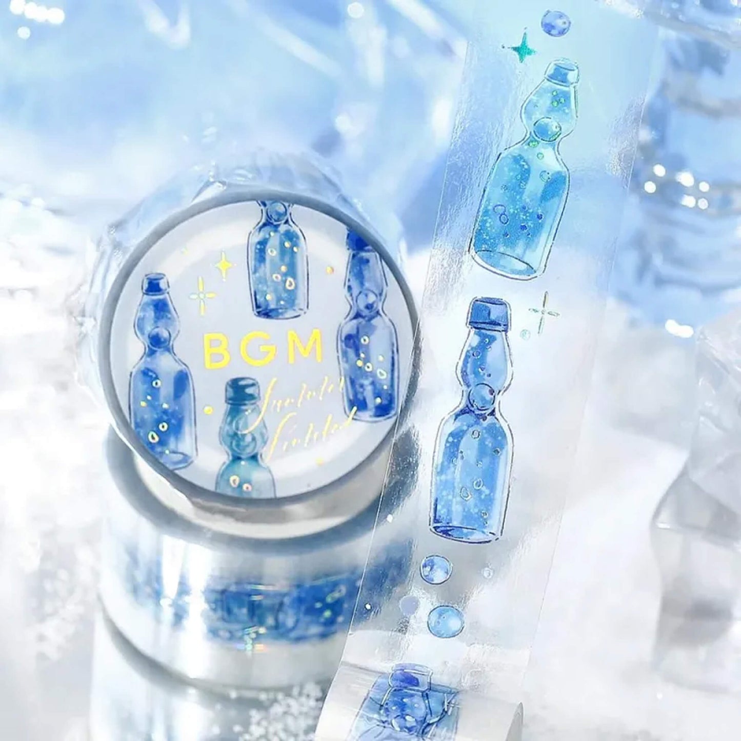 BGM Foil Clear Tape 2025 Summer Limited - Ramune - PET Film Tapes
