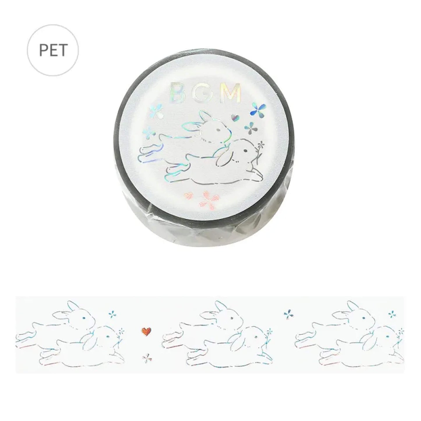 BGM Foil Clear Tape - Bunny - PET Film Tapes