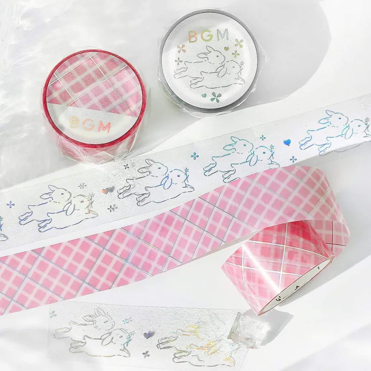 BGM Foil Clear Tape - Bunny - PET Film Tapes