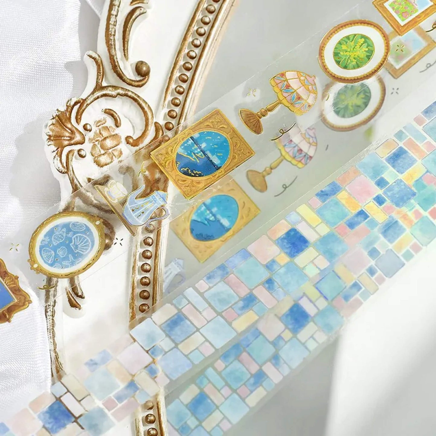 BGM Foil Clear Tape - Tile Patterns - PET Film Tapes