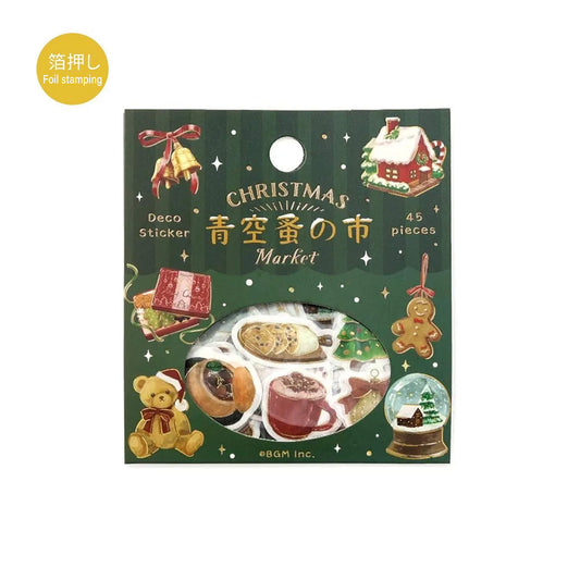 BGM Foil Flake Sticker 2025 Christmas Limited - Christmas Market - Flake Stickers