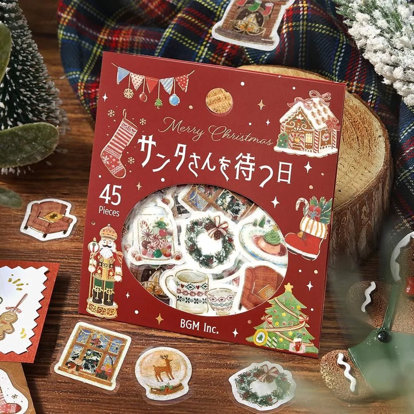 BGM Foil Flake Sticker 2025 Christmas Limited - The Day Waiting for Santa - Flake Stickers