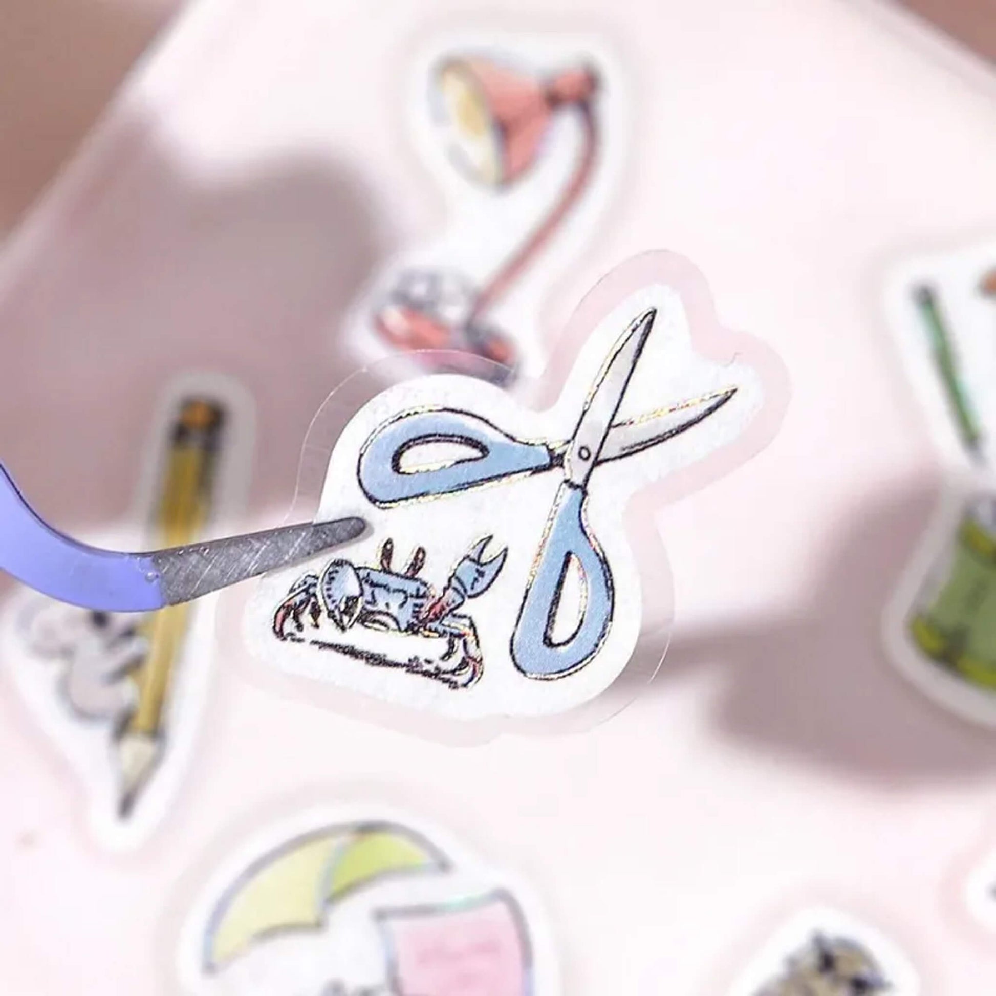 BGM Foil Flake Sticker Mini Animals - Stationery - Flake Stickers