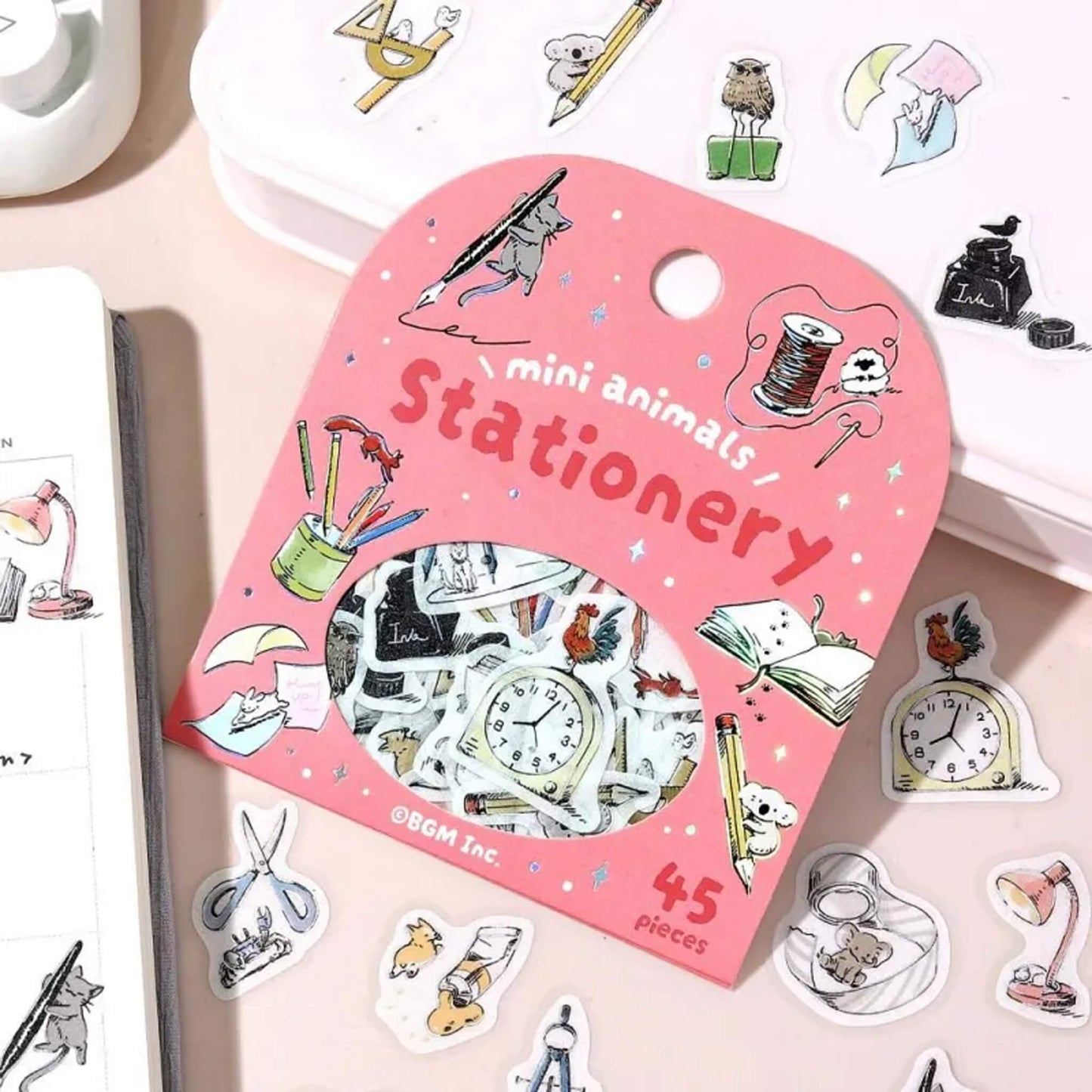 BGM Foil Flake Sticker Mini Animals - Stationery - Flake Stickers