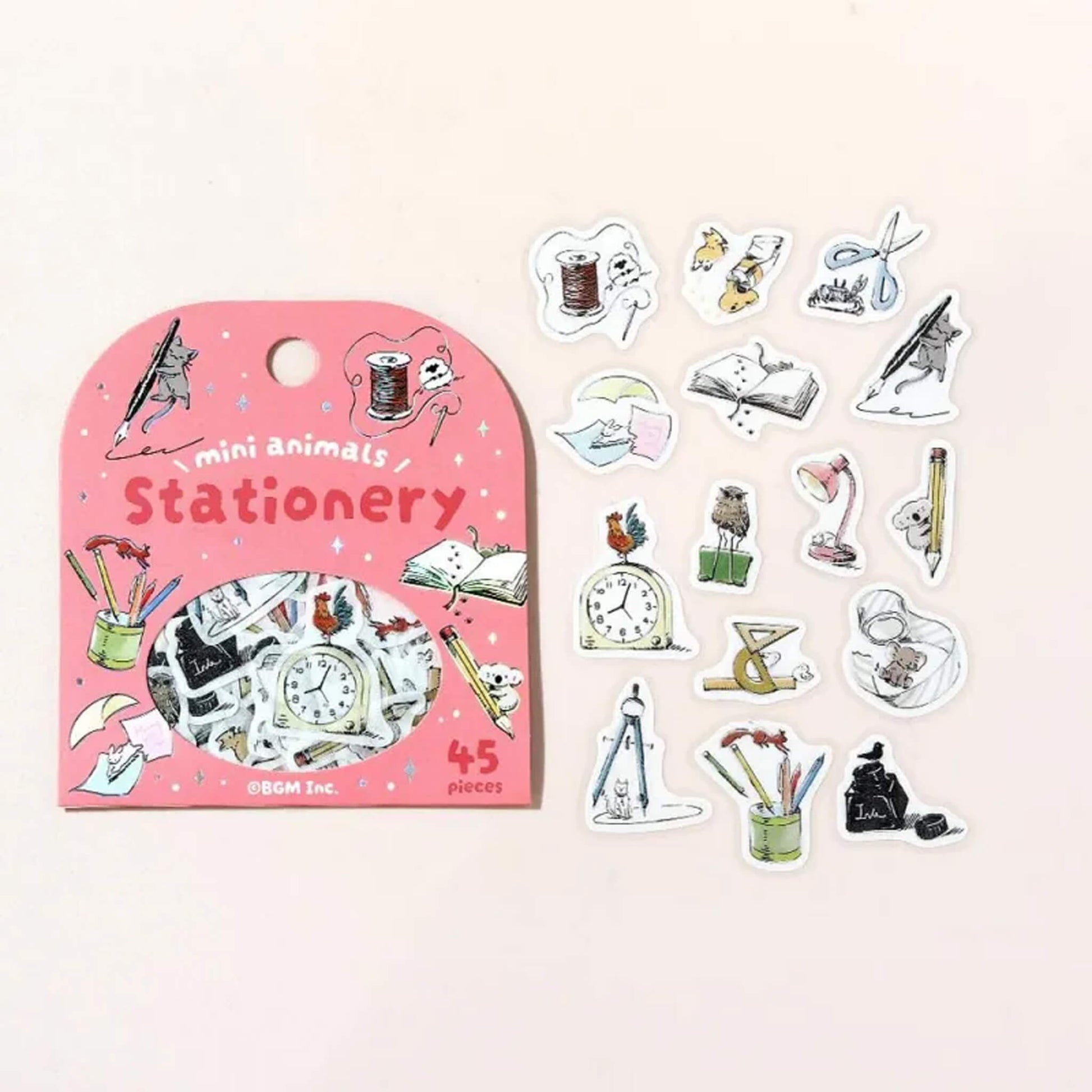 BGM Foil Flake Sticker Mini Animals - Stationery - Flake Stickers