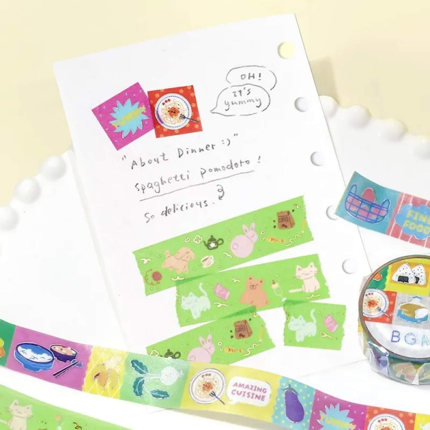 BGM Foil Washi Tape - Animal Carnival - Washi Tapes