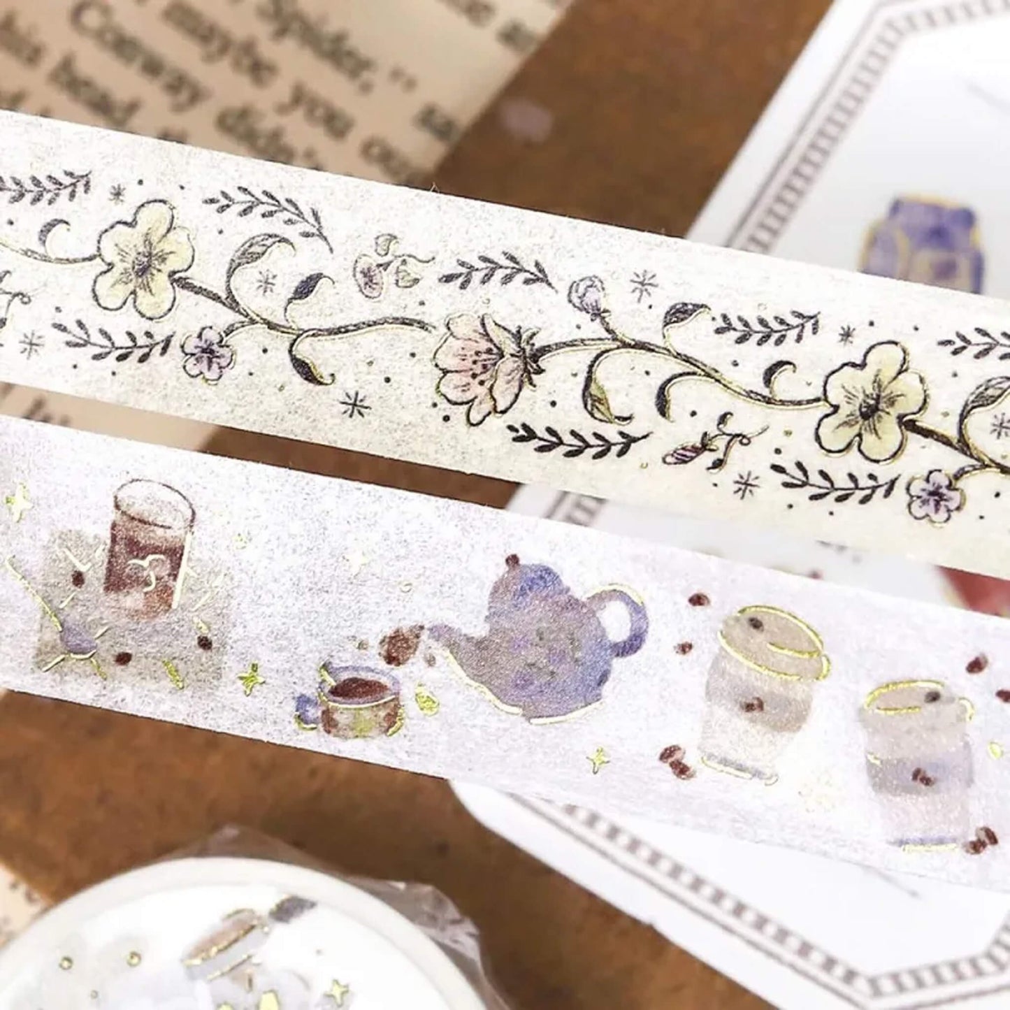 BGM Foil Washi Tape - Enjoy CAFE - Washi Tapes