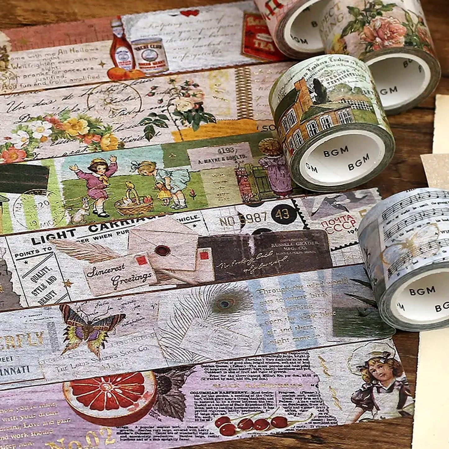 BGM Foil Washi Tape Invitation to Romance - Letter - Washi Tapes
