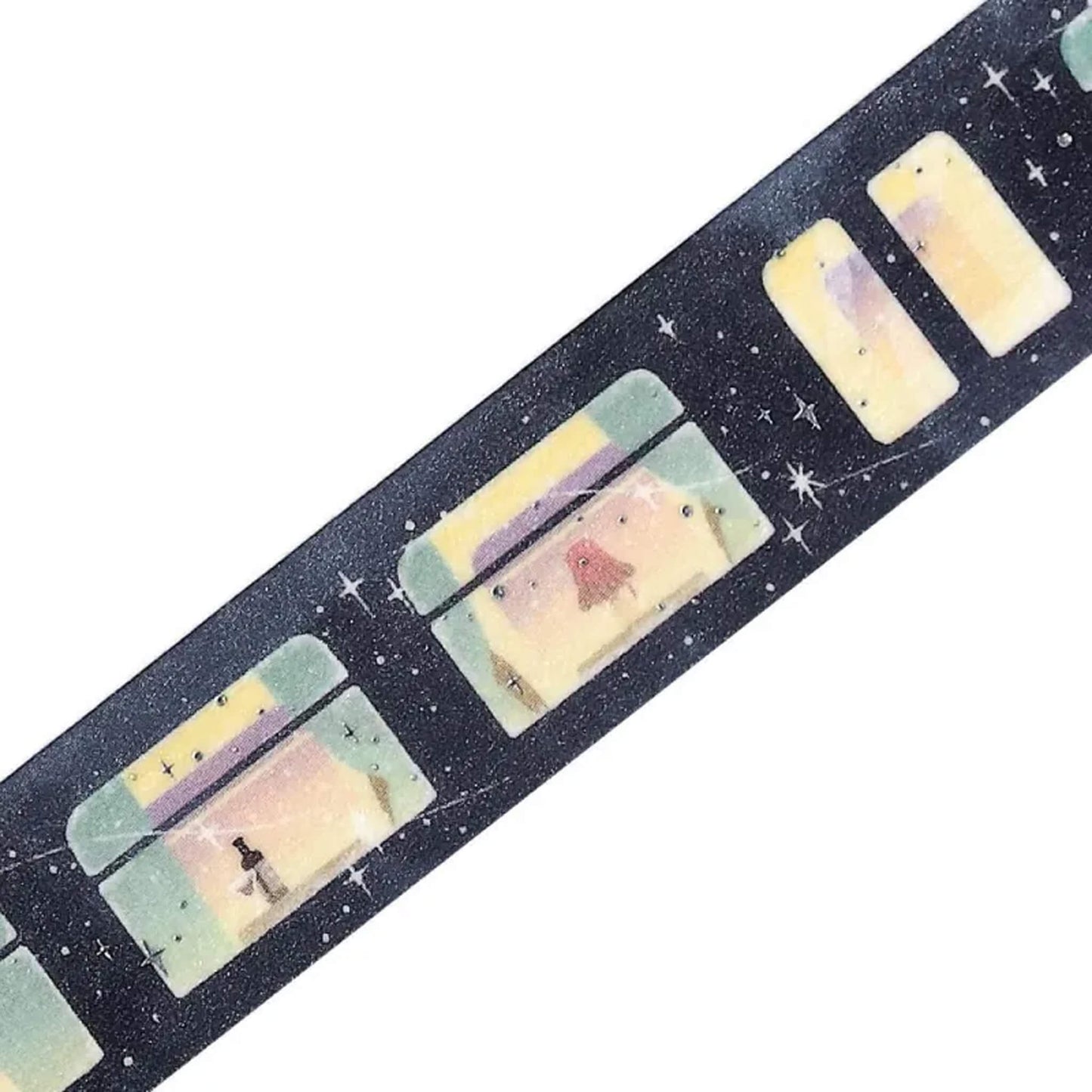 BGM Foil Washi Tape - Night Train Through the Stars - Washi Tapes