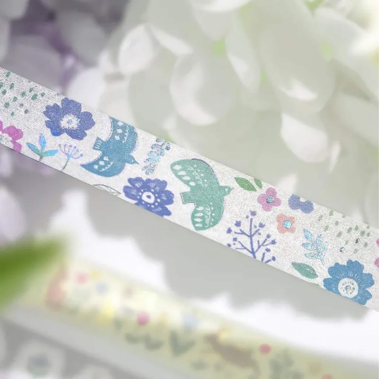 BGM Foil Washi Tape Nordic Forest - Birdsong - Washi Tapes