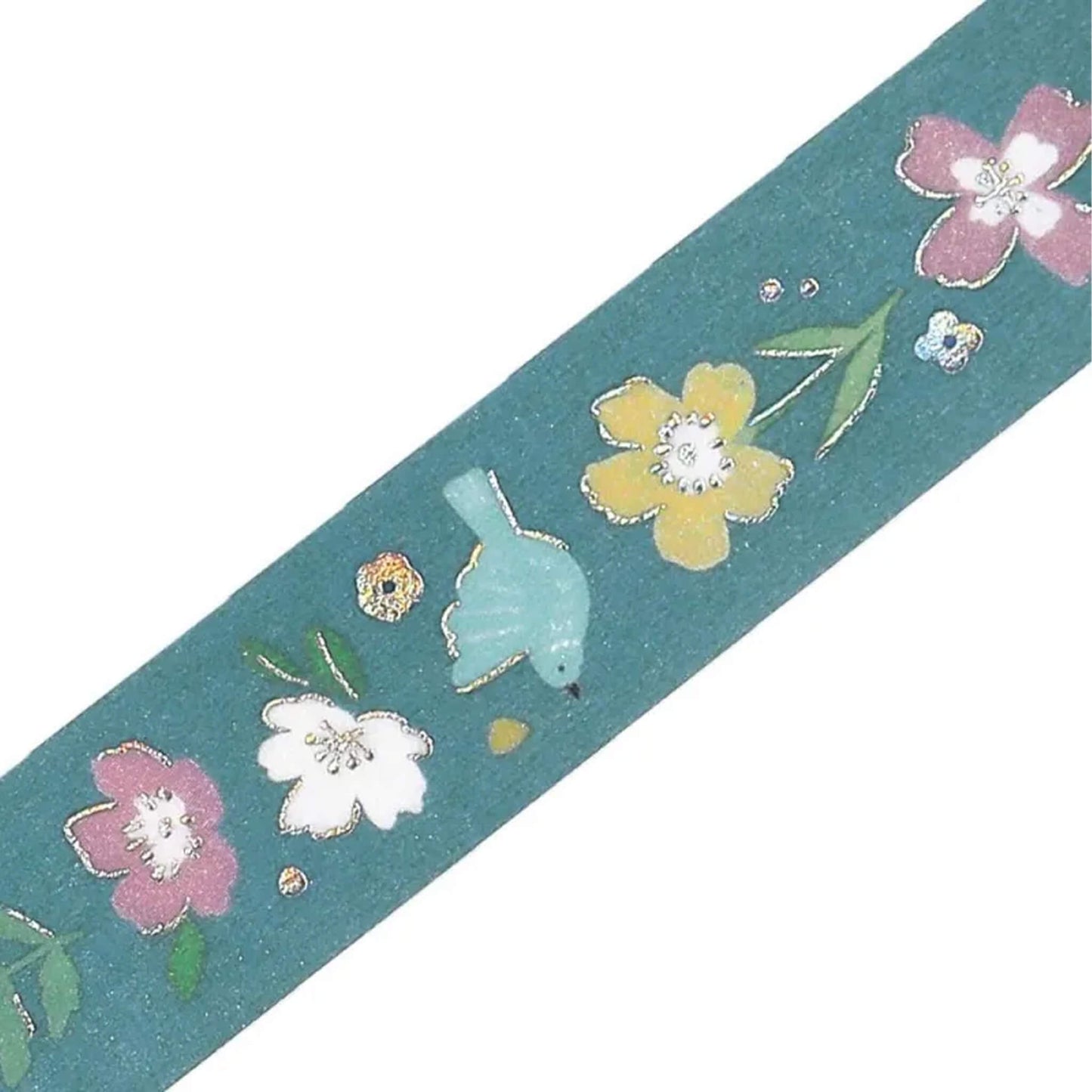 BGM Foil Washi Tape Nordic Forest - Flower Melody - Washi Tapes
