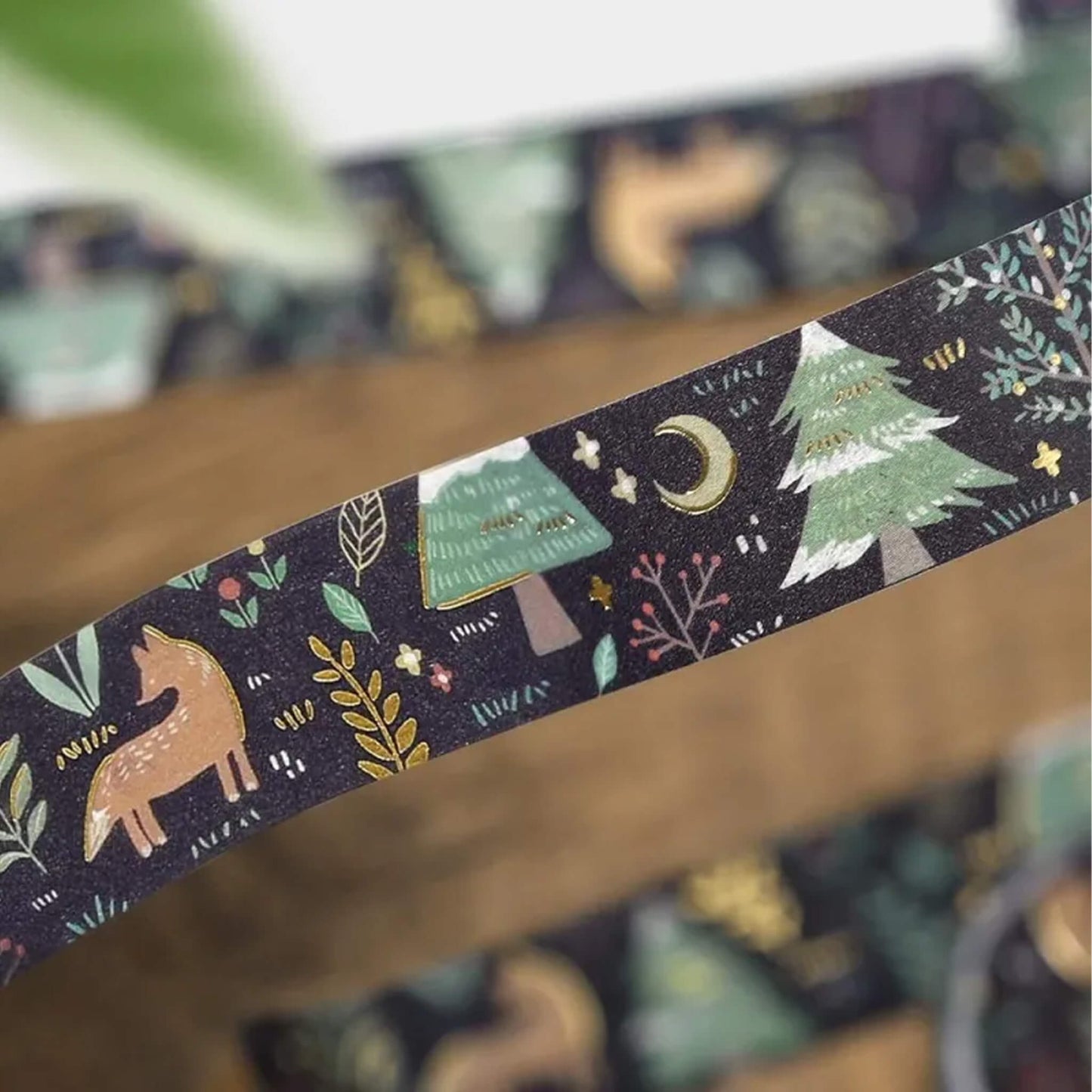 BGM Foil Washi Tape Nordic Forest - Moonlit Forest - Washi Tapes