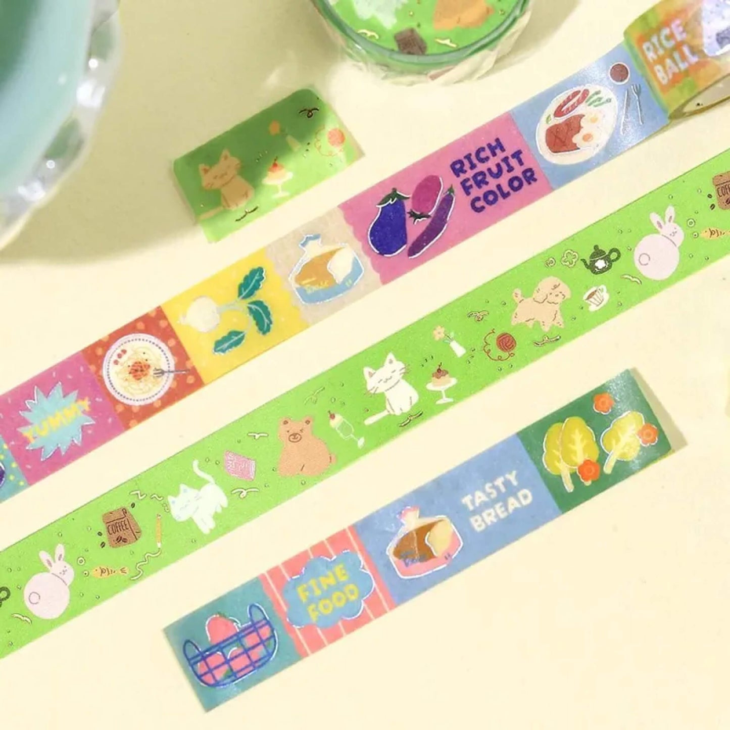 BGM Foil Washi Tape - Pop Food - Washi Tapes