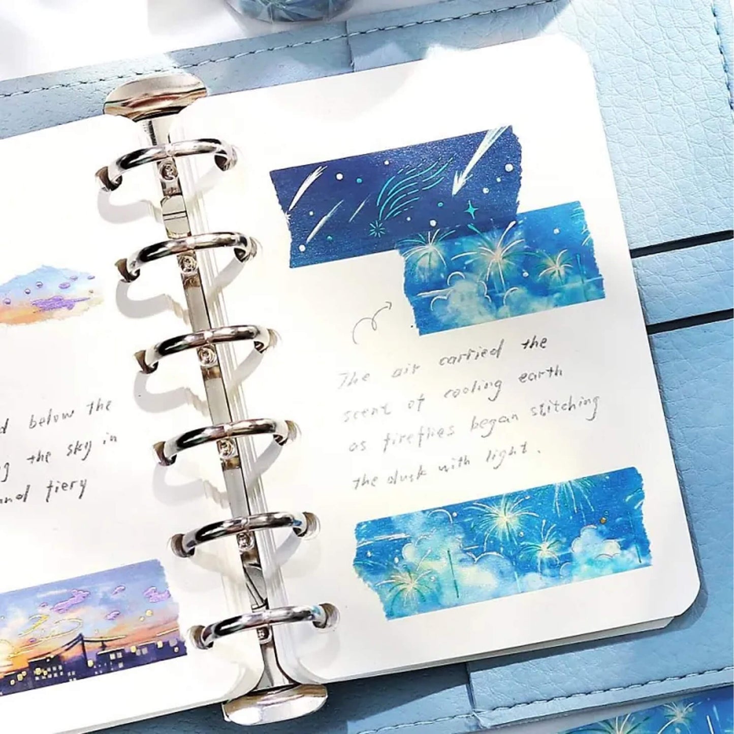 BGM Foil Washi Tape Sky Picture Book - Light Dew - Washi Tapes