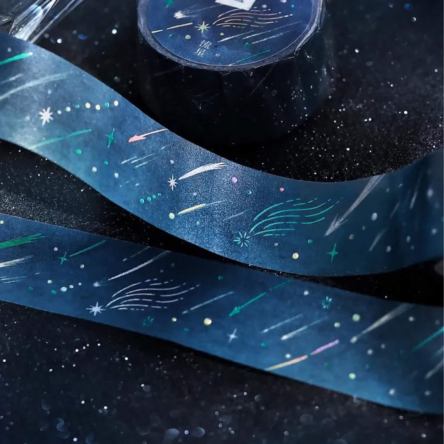 BGM Foil Washi Tape Sky Picture Book - Shooting Star - Washi Tapes