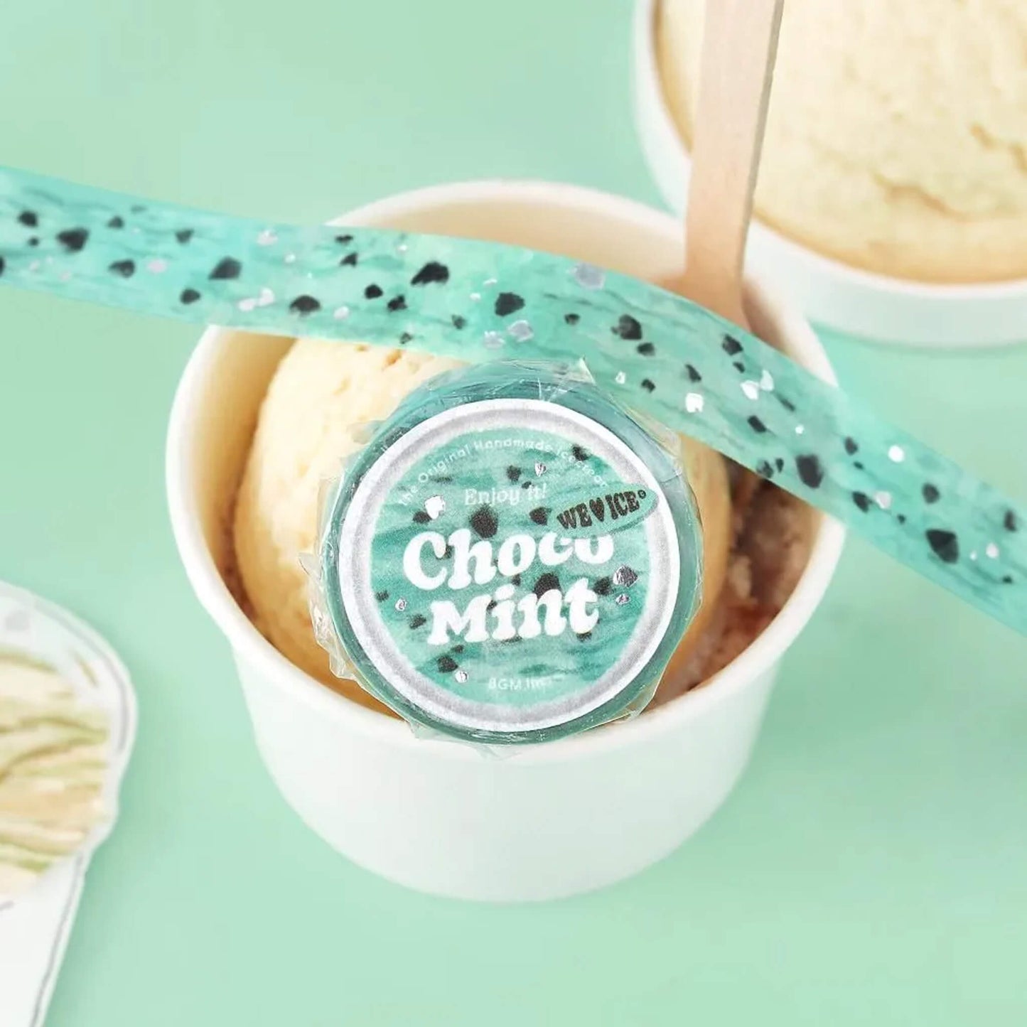BGM Foil Washi Tape We Love ICE - Choco Mint - Washi Tapes
