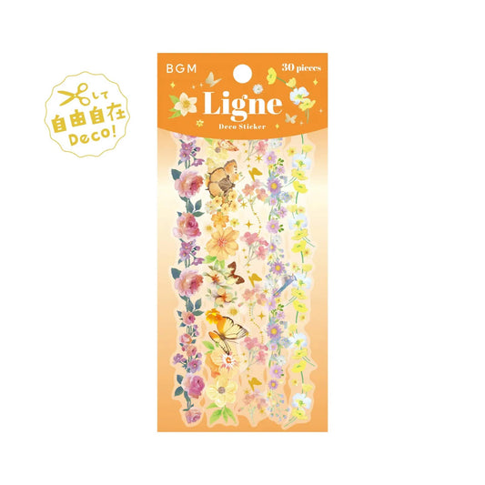 BGM Ligne Deco Sticker - Floral Fragrance - Flake Stickers