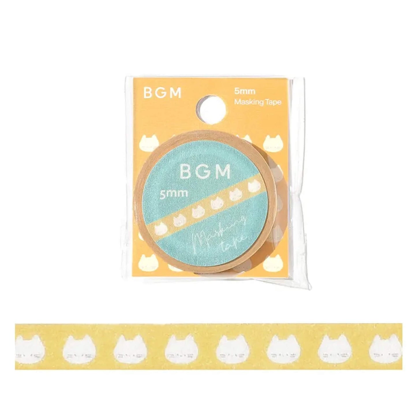 BGM Washi Tape Slim - Cats - Washi Tapes