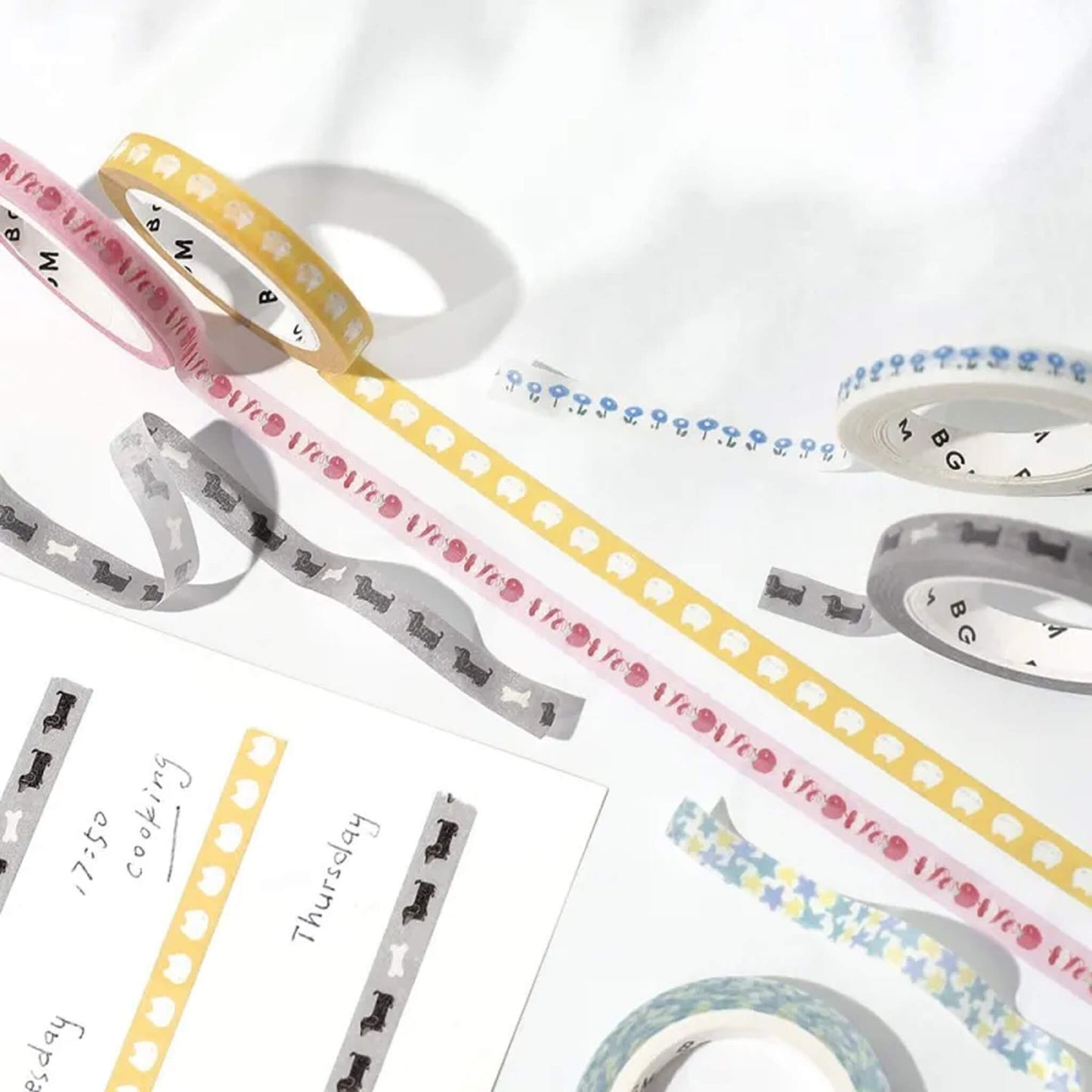 BGM Washi Tape Slim - Cats - Washi Tapes