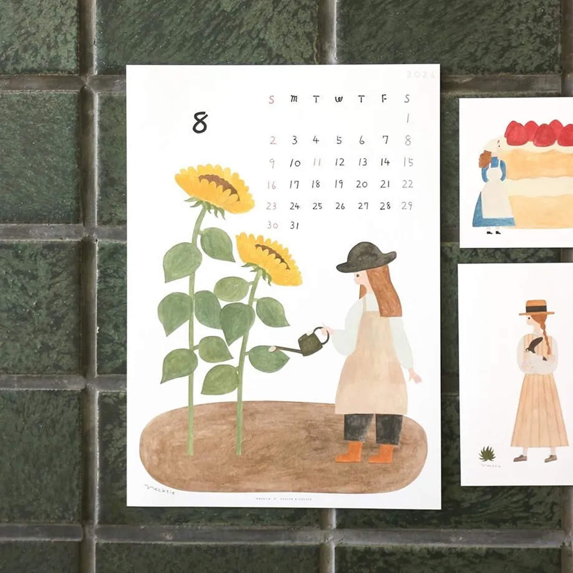 Cozyca 2026 Calendar - Necktie (ネクタイ) - 2026 Calendars