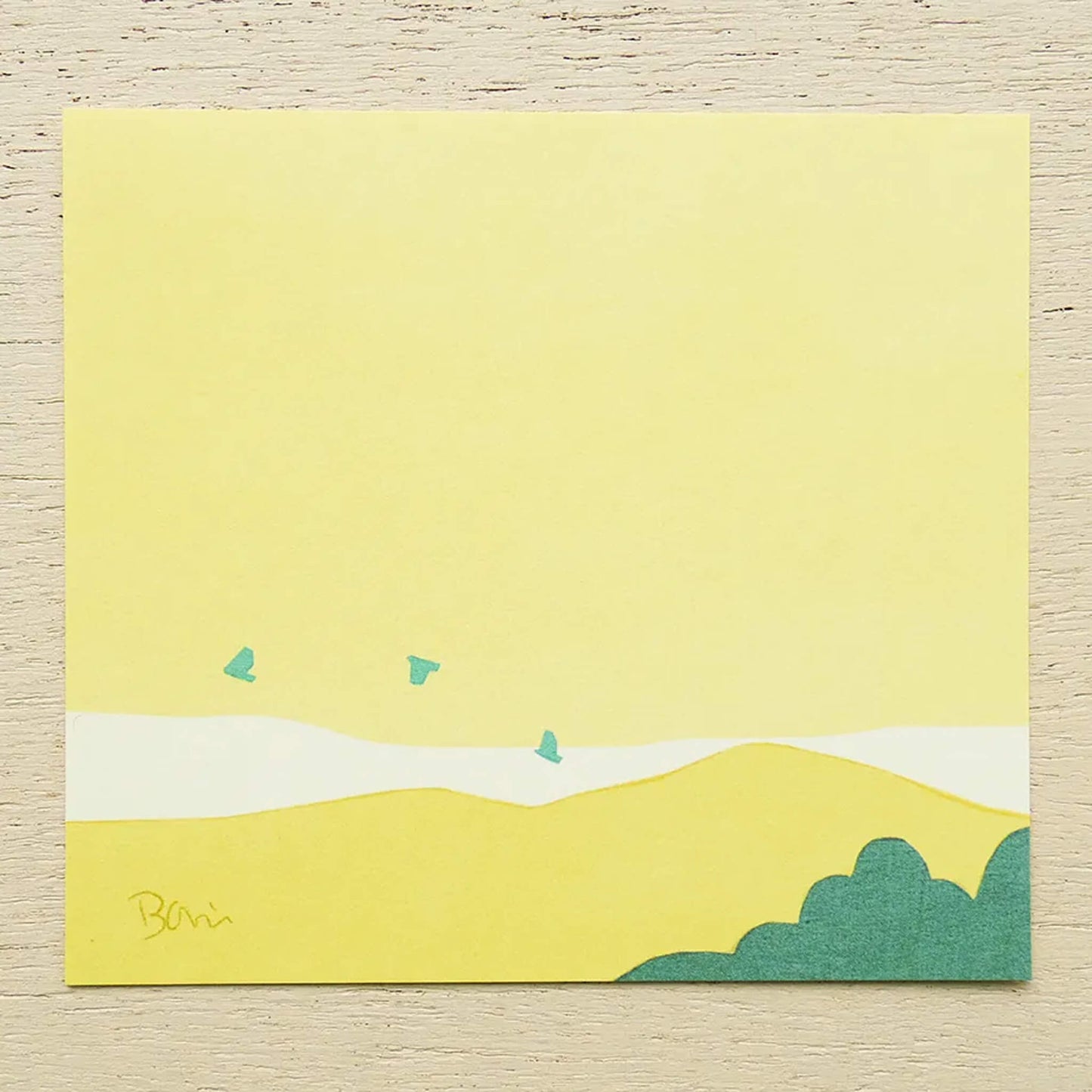 Cozyca Block Memo Pad - Bird - Memo Pads