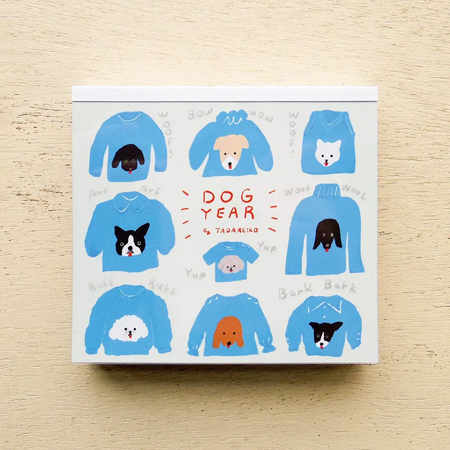 Cozyca Block Memo Pad - Dog Year - Memo Pads