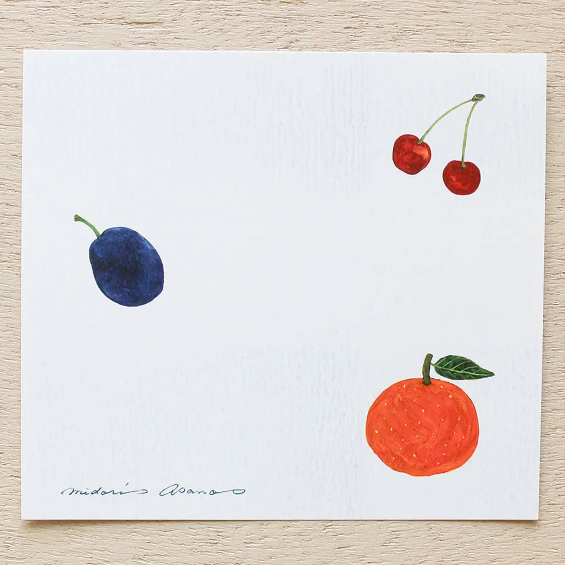 Cozyca Block Memo Pad - Fruits - Memo Pads