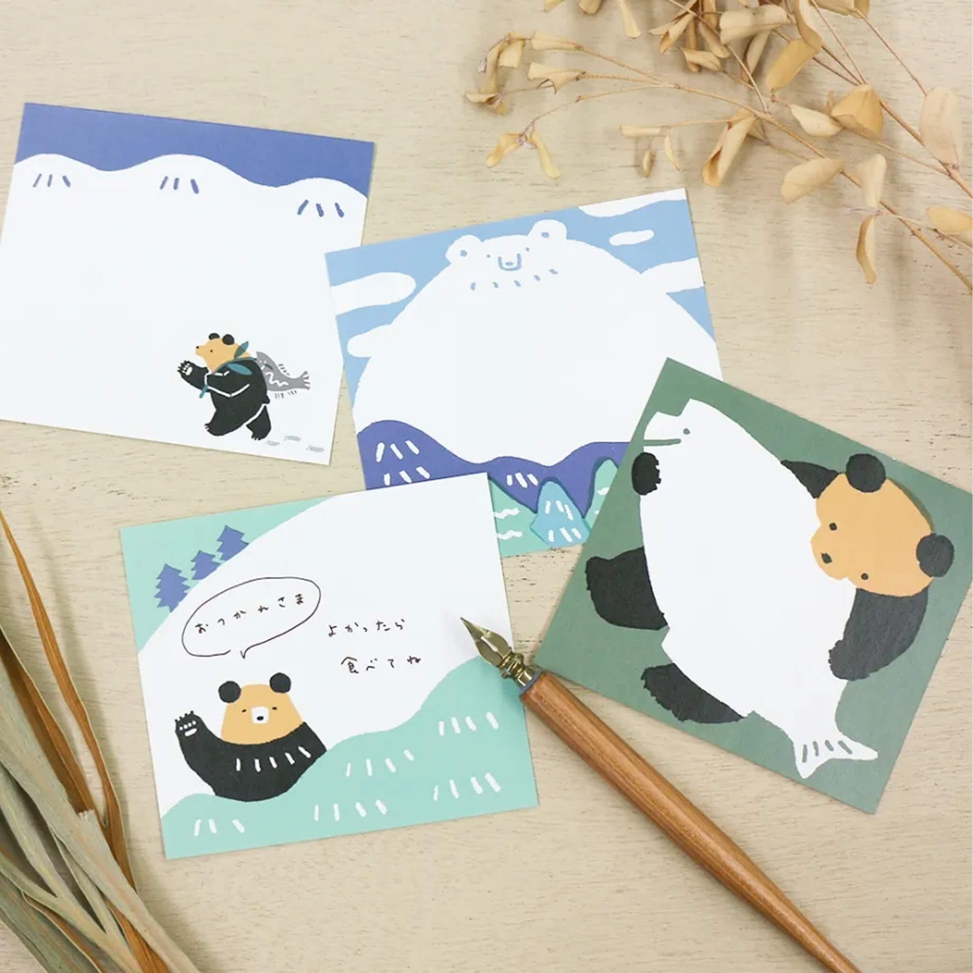 Cozyca Block Memo Pad - Kuma - Memo Pads