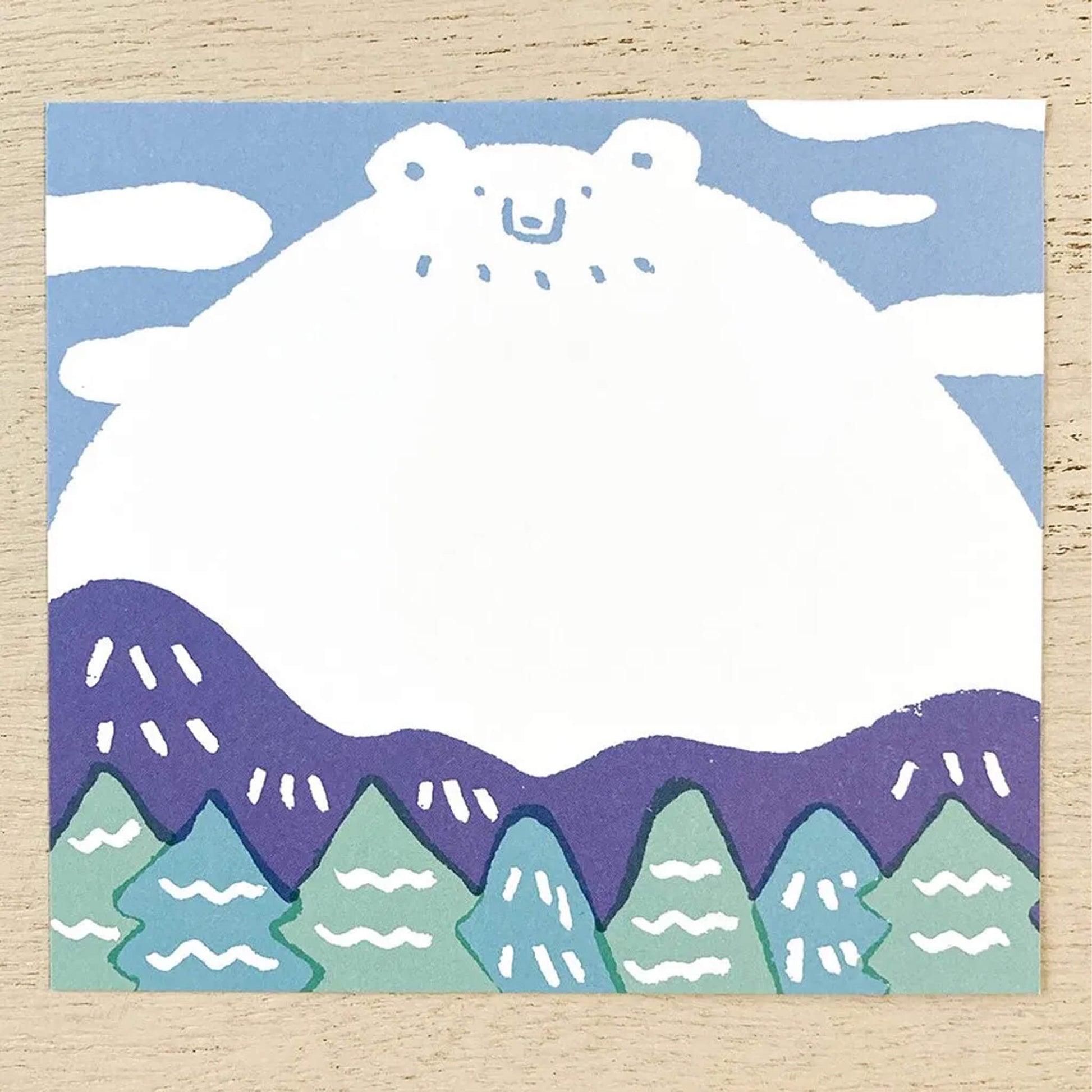 Cozyca Block Memo Pad - Kuma - Memo Pads