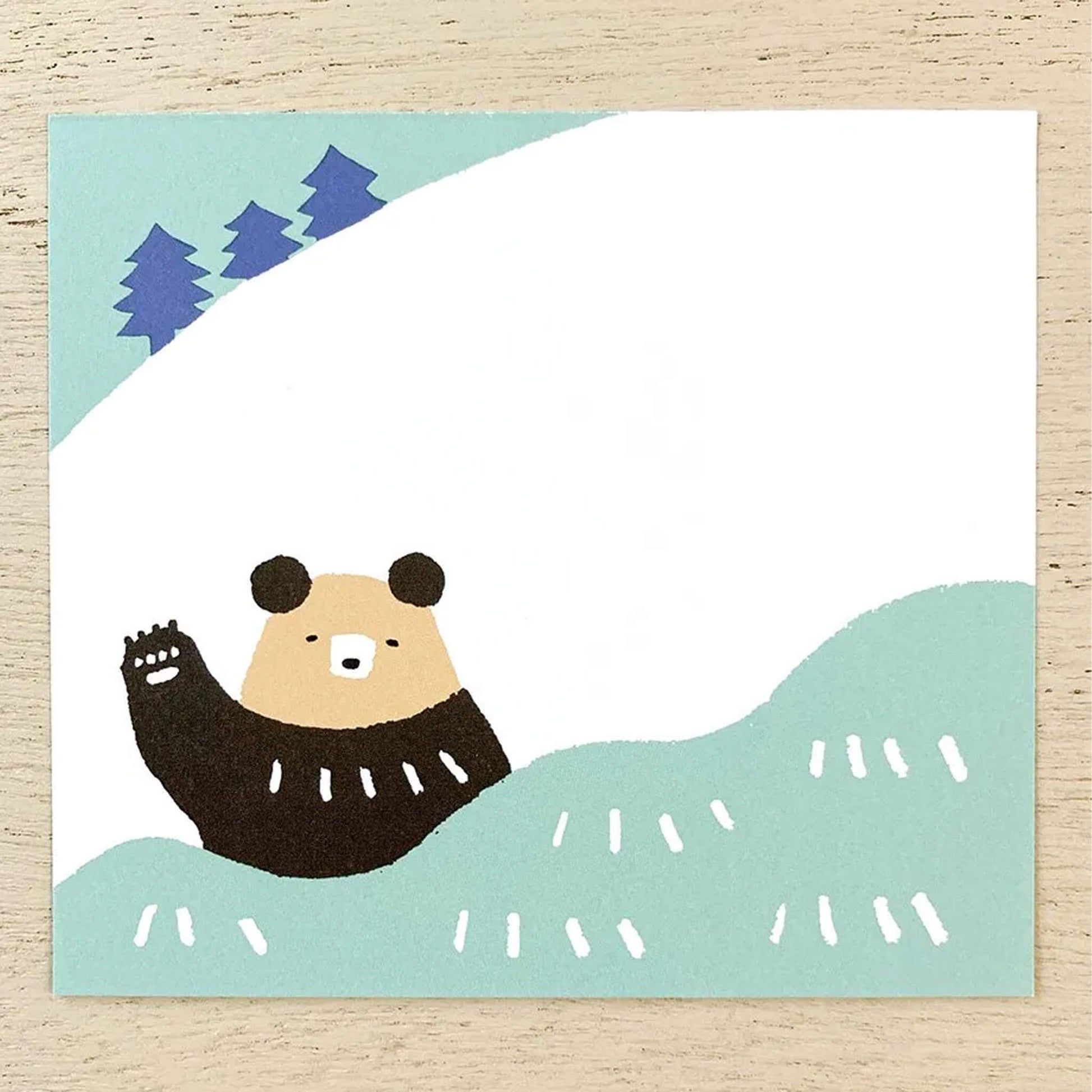 Cozyca Block Memo Pad - Kuma - Memo Pads