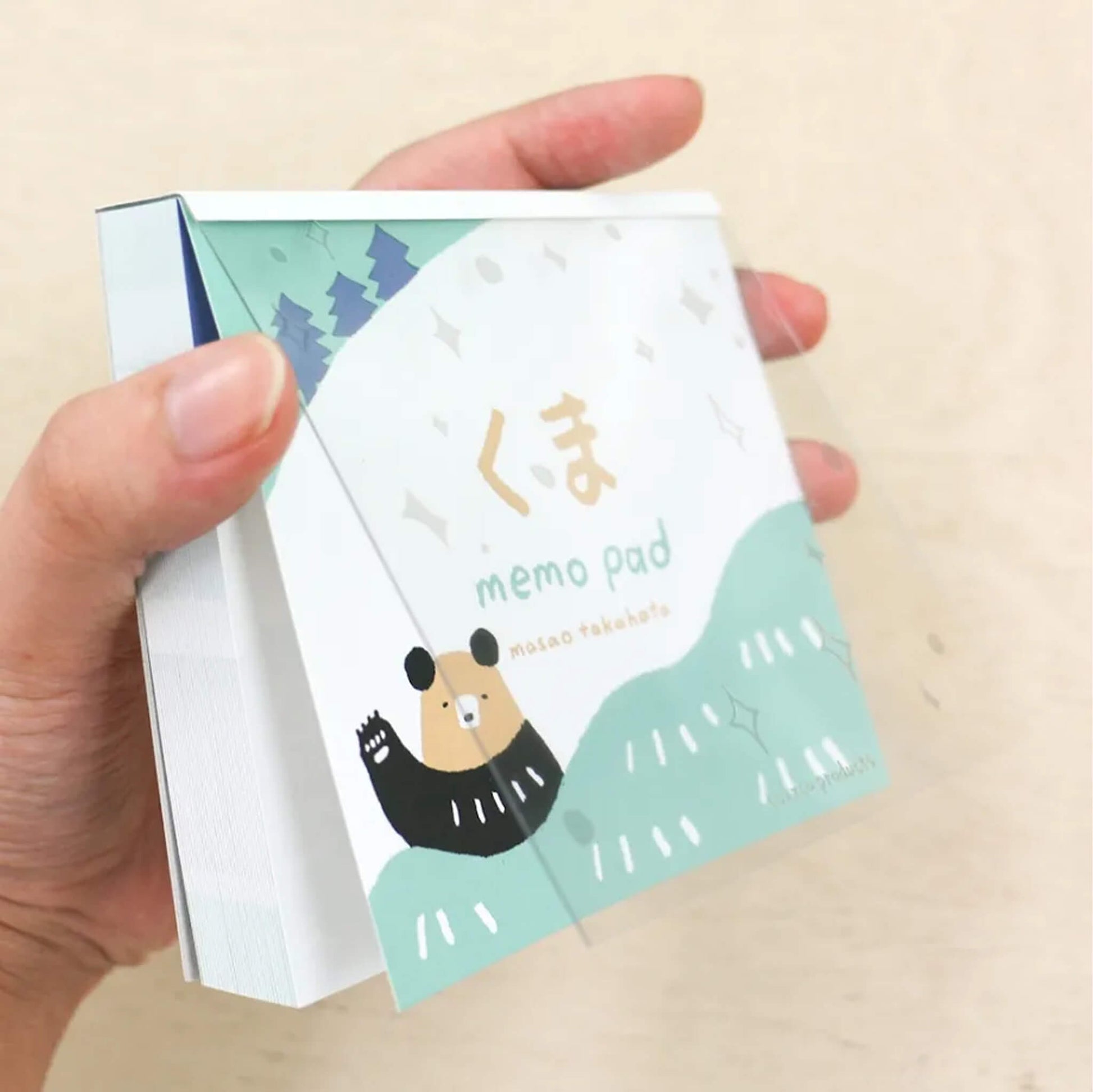 Cozyca Block Memo Pad - Kuma - Memo Pads