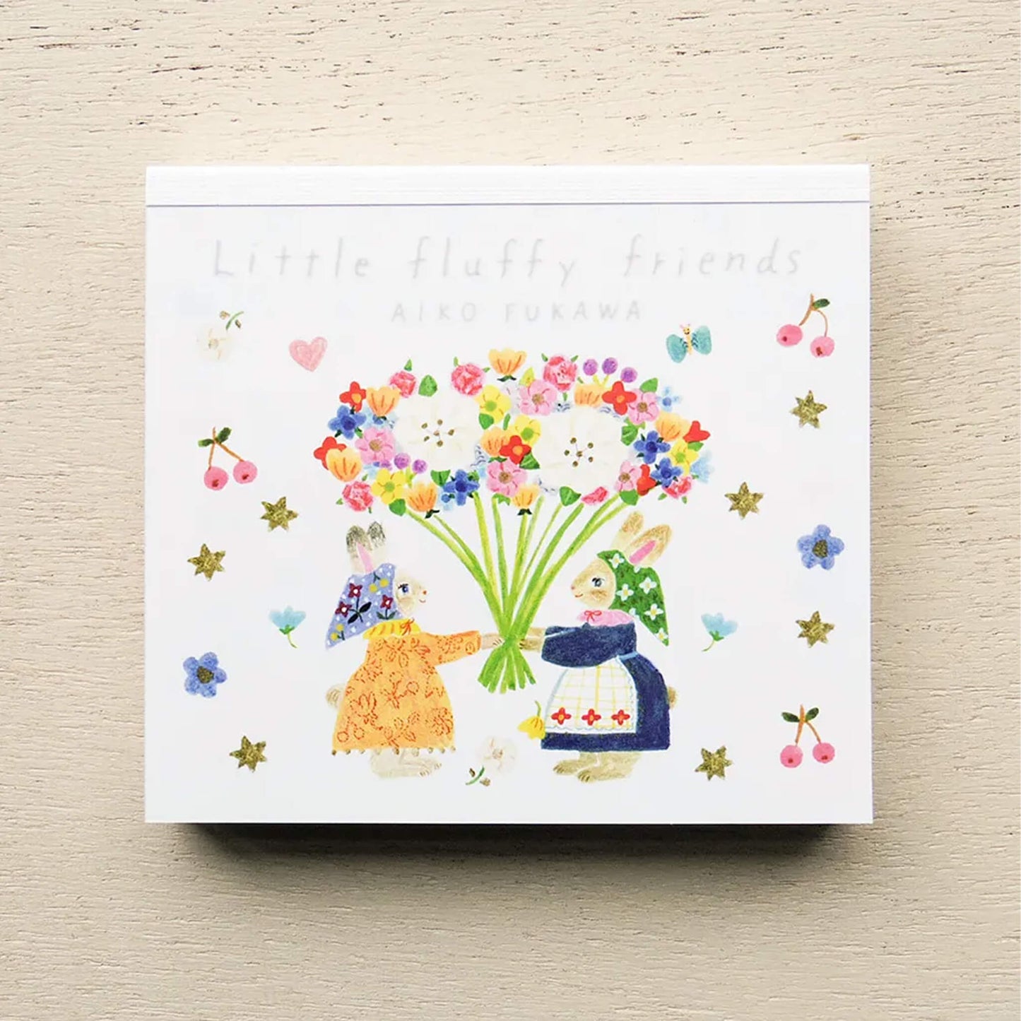 Cozyca Block Memo Pad - Little Fluffy Friends - Memo Pads