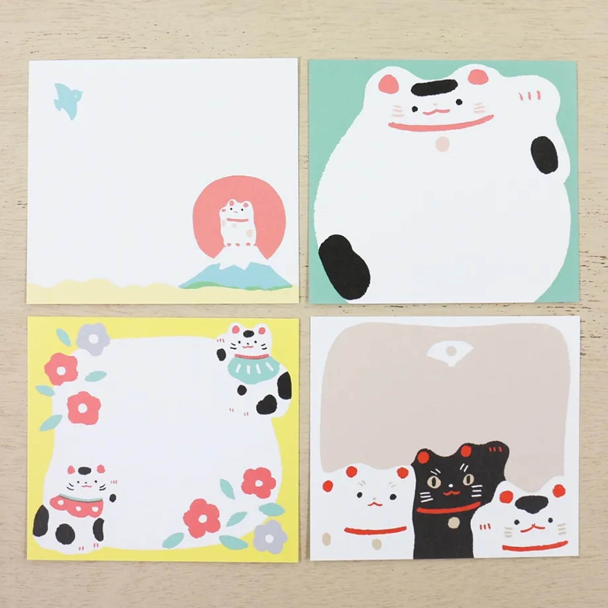 Cozyca Block Memo Pad - Maneki - neko - Memo Pads
