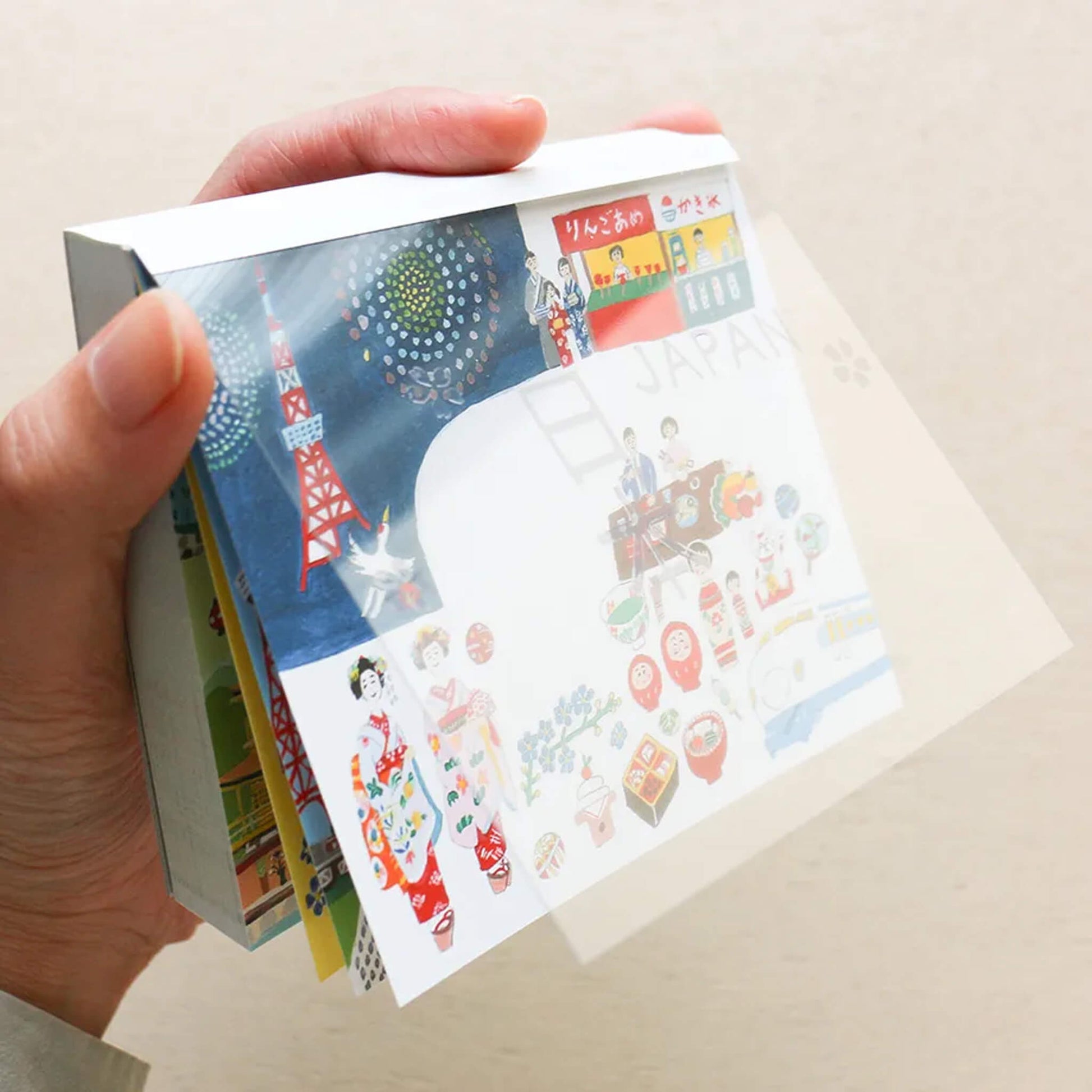 Cozyca Hyogensha Block Memo Pad - Japan - Memo Pads