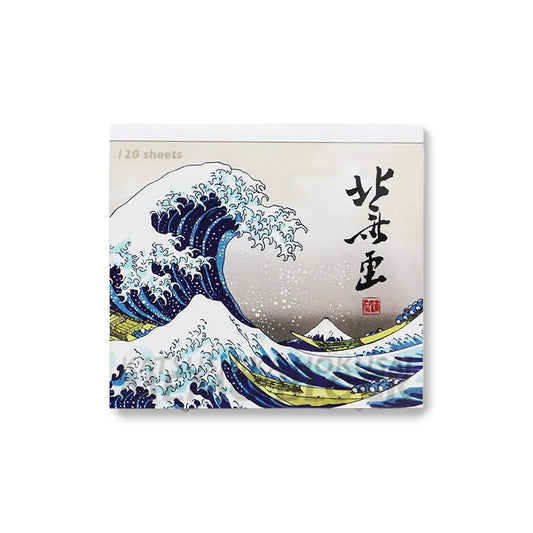 Cozyca Hyogensha Block Memo Pad - Katsushika Hokusai Mount Fuji - Memo Pads