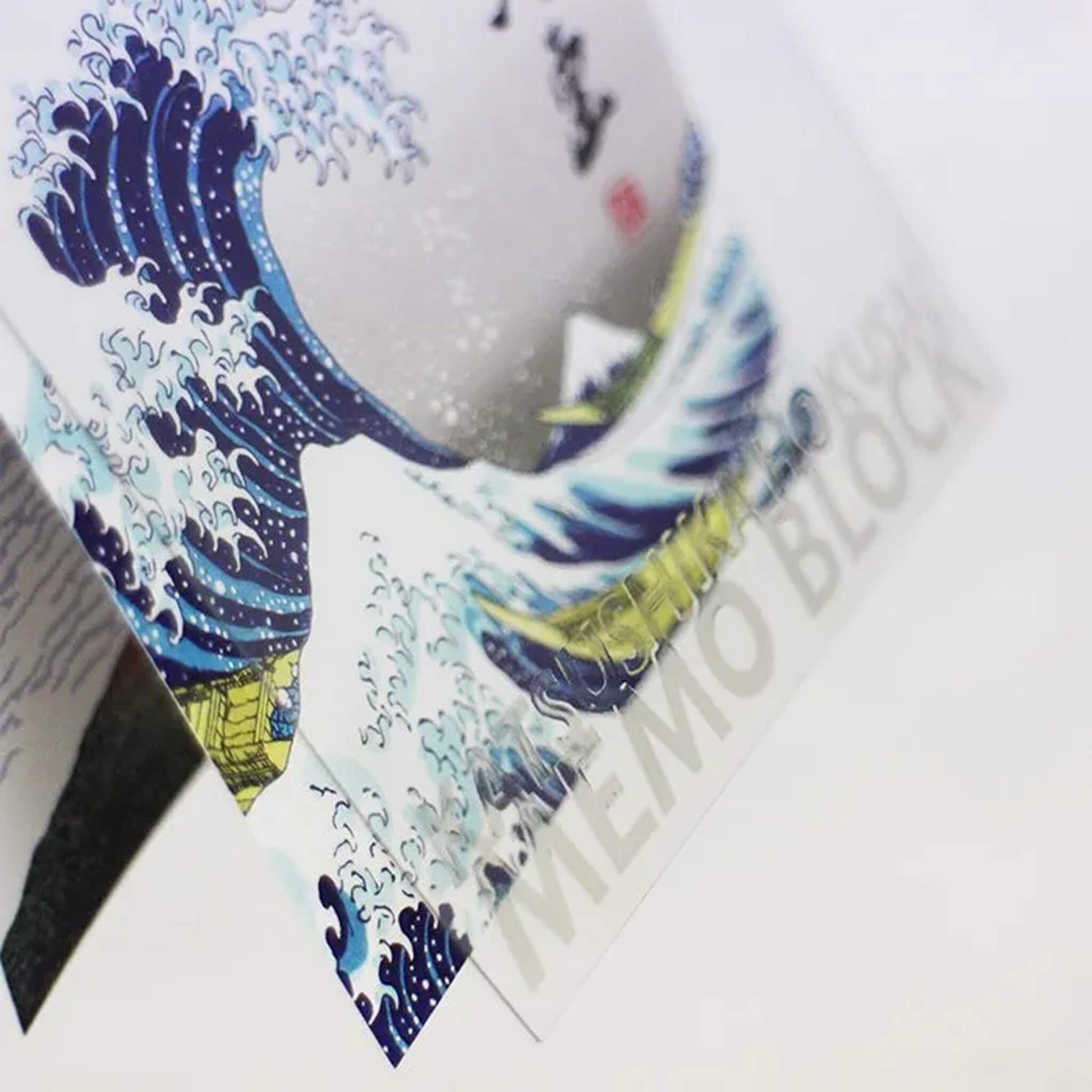 Cozyca Hyogensha Block Memo Pad - Katsushika Hokusai Mount Fuji - Memo Pads