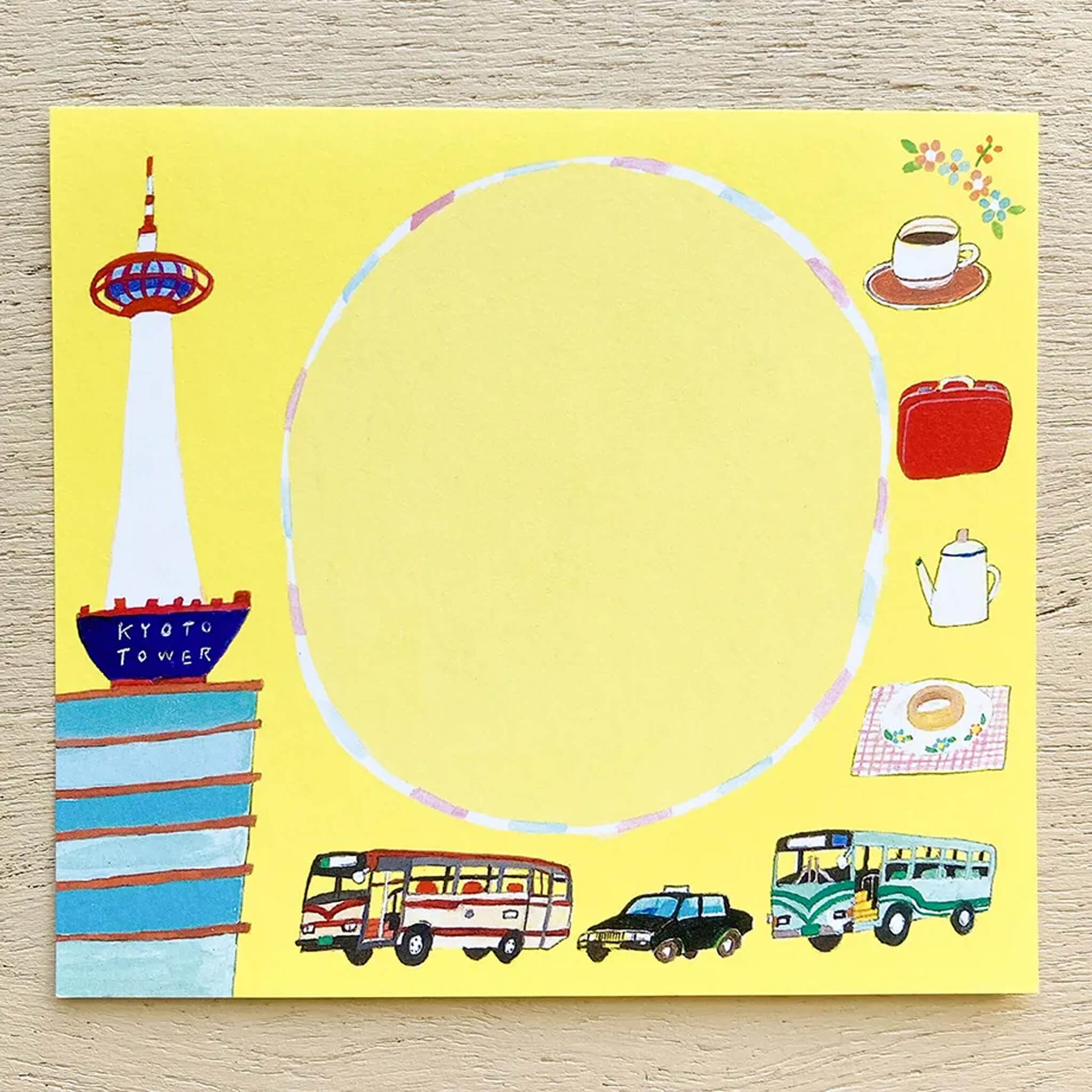 Cozyca Hyogensha Block Memo Pad - Kyoto - Memo Pads