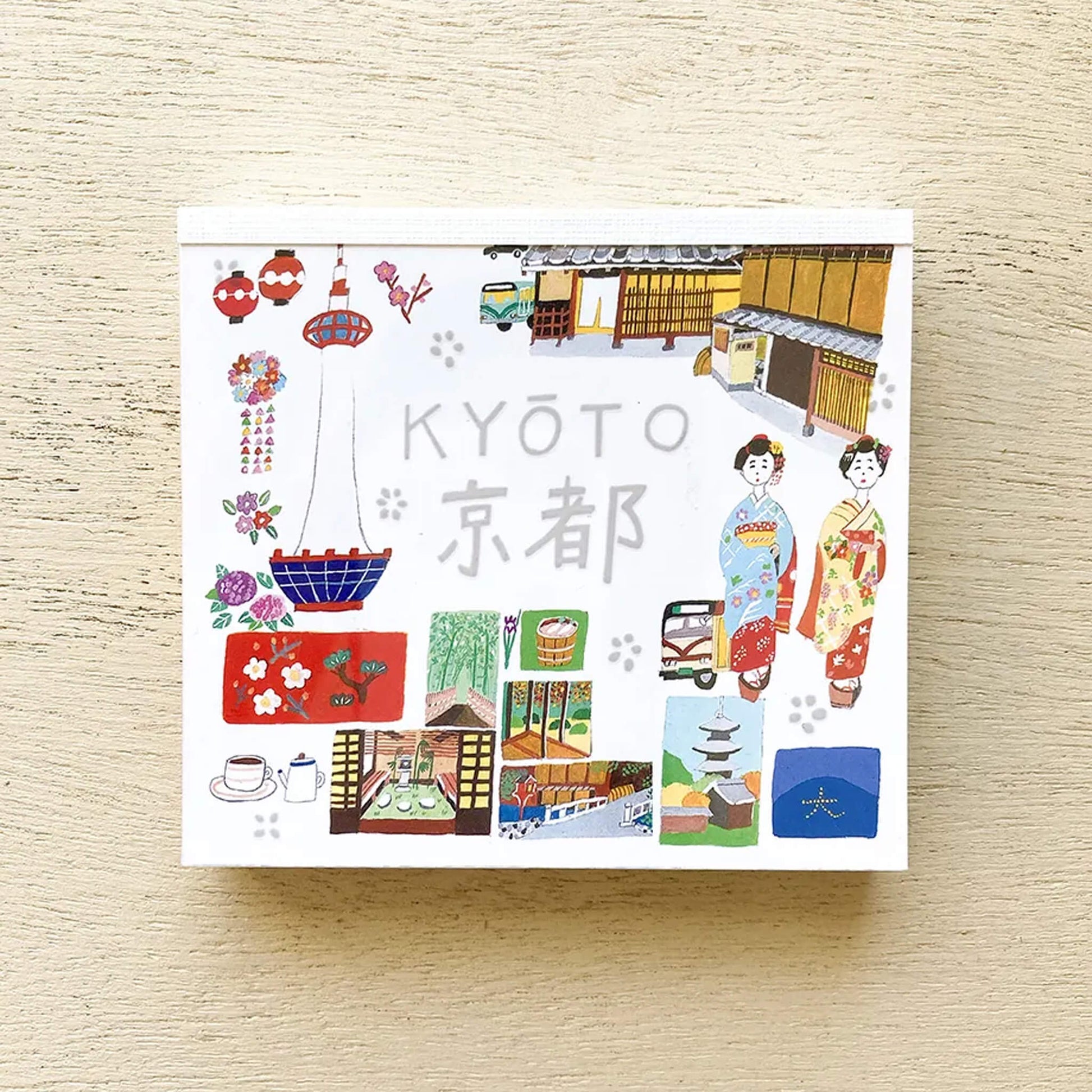 Cozyca Hyogensha Block Memo Pad - Kyoto - Memo Pads