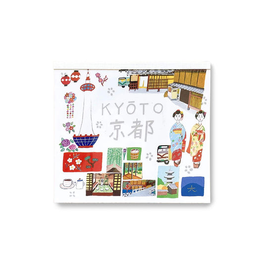Cozyca Hyogensha Block Memo Pad - Kyoto - Memo Pads