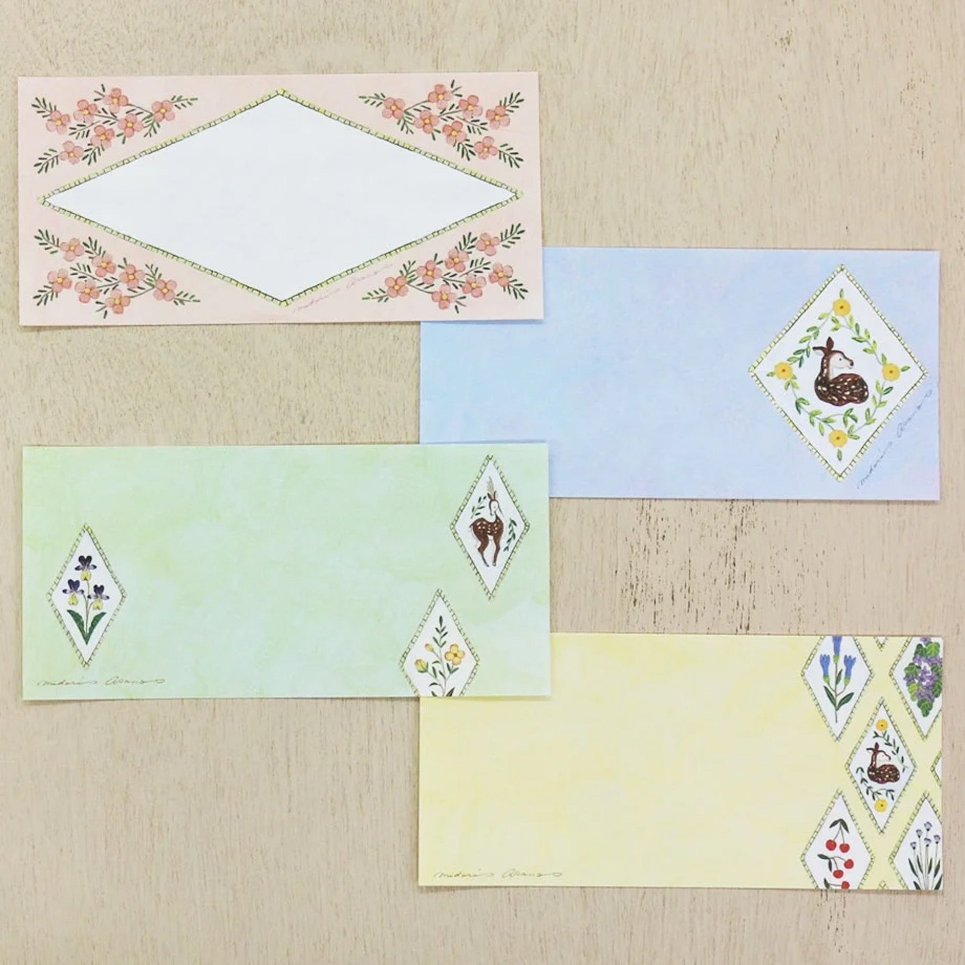 Cozyca Ippitsusen Letter Pad - Deer Dream - Ippitsusen