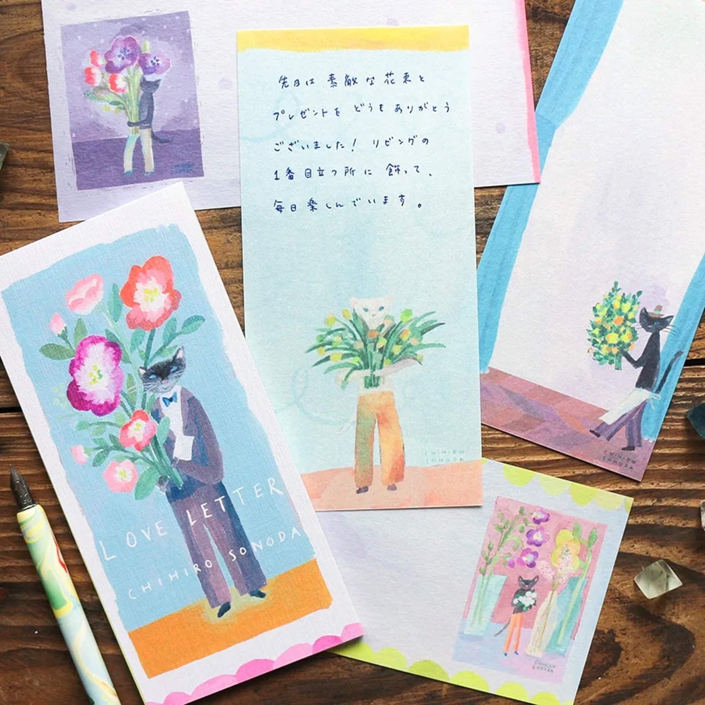 Cozyca Ippitsusen Letter Pad - Love Letter - Ippitsusen